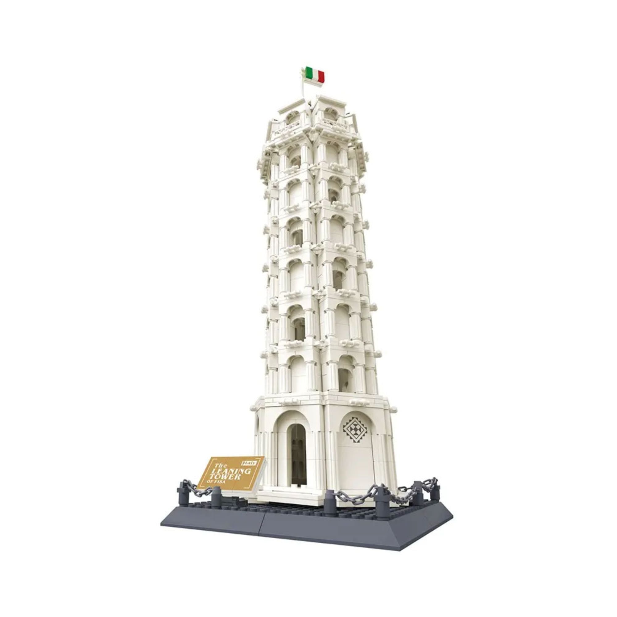 Architecture The Leaning Tower of Pisa Brick Set