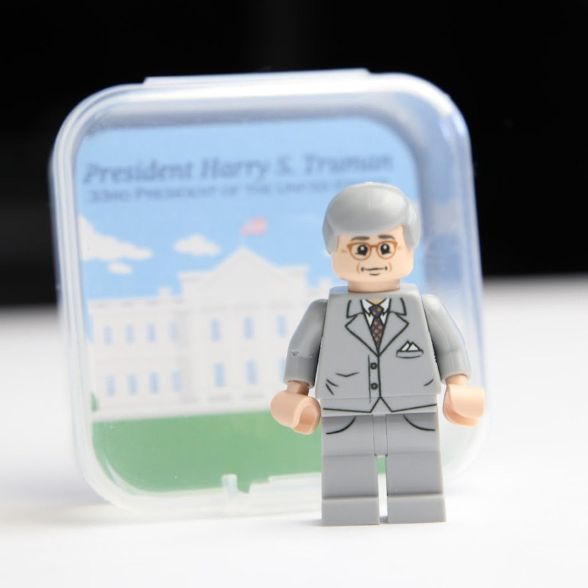 Harry Truman - Custom Printed Brick Loot Minifigure