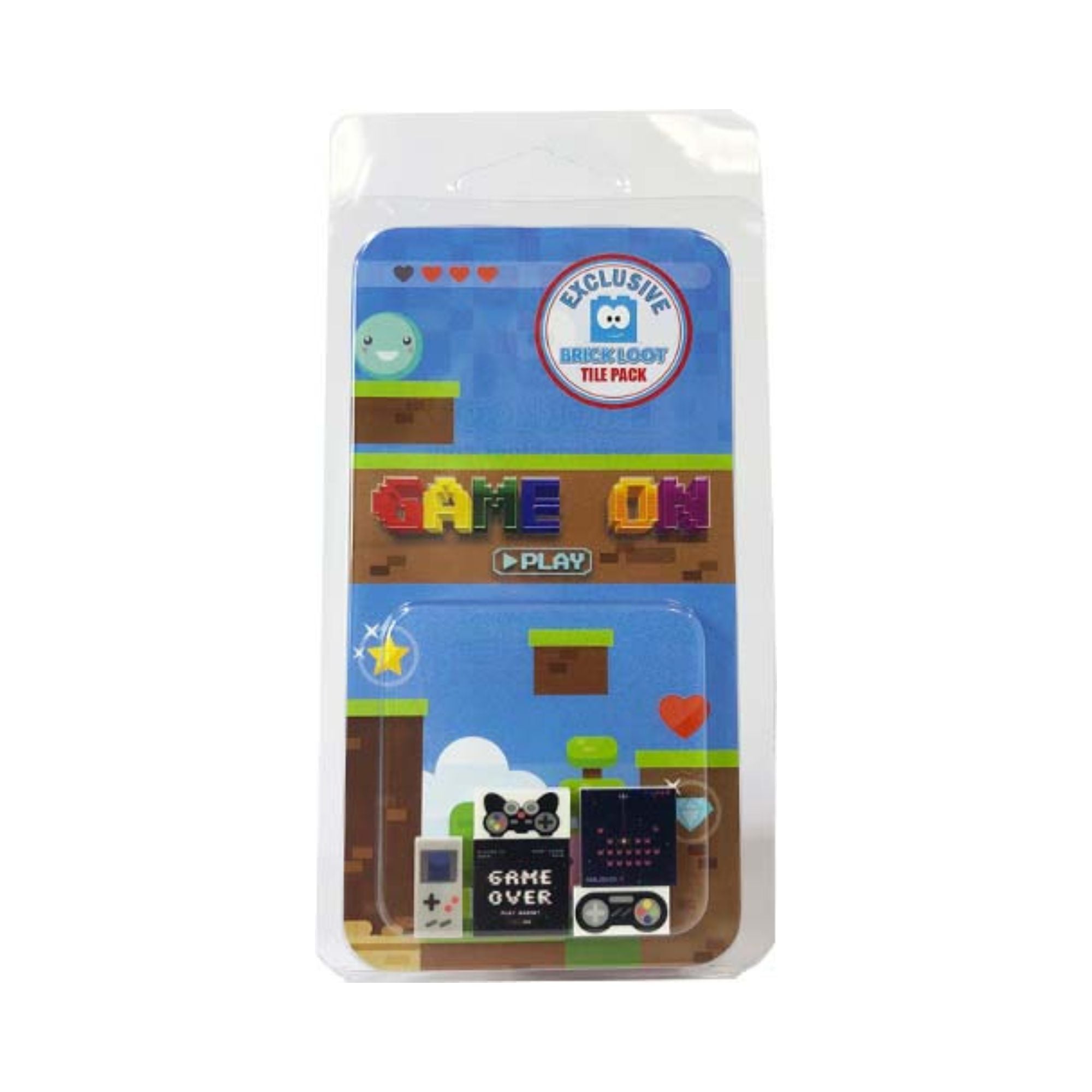 Brick Loot Exclusive Game-On Gamer Accessory Custom Tile Pack LIMITED EDITION