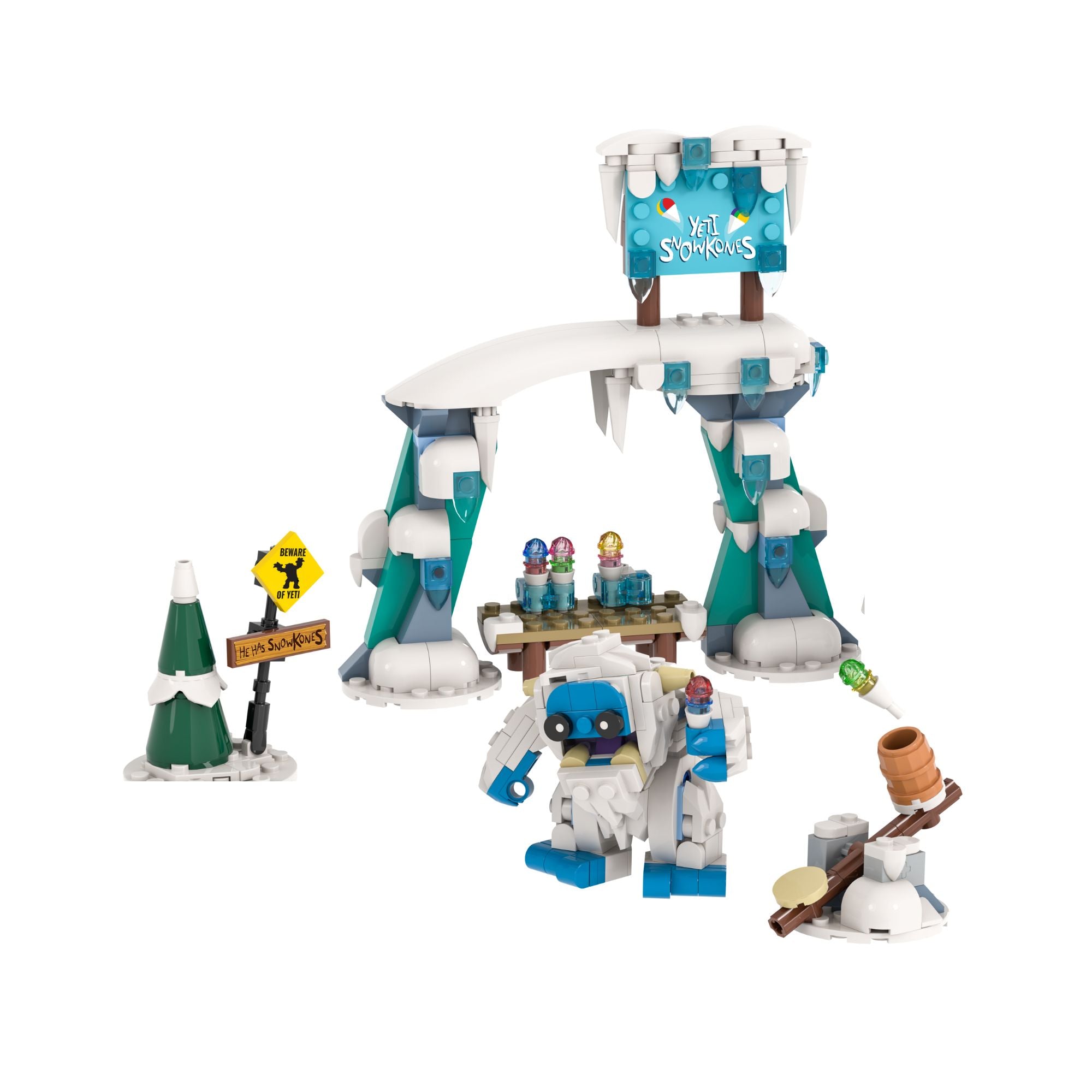 Yeti Cave Snowcones Brick Set