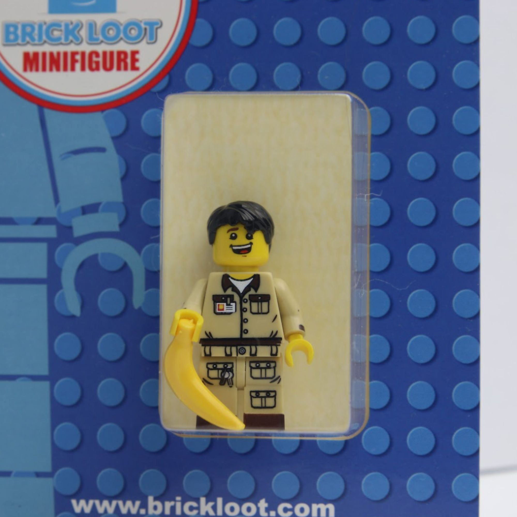 Zookeeper Zack - Keeper of the Wild - Custom Printed Limited Edition Minifigure