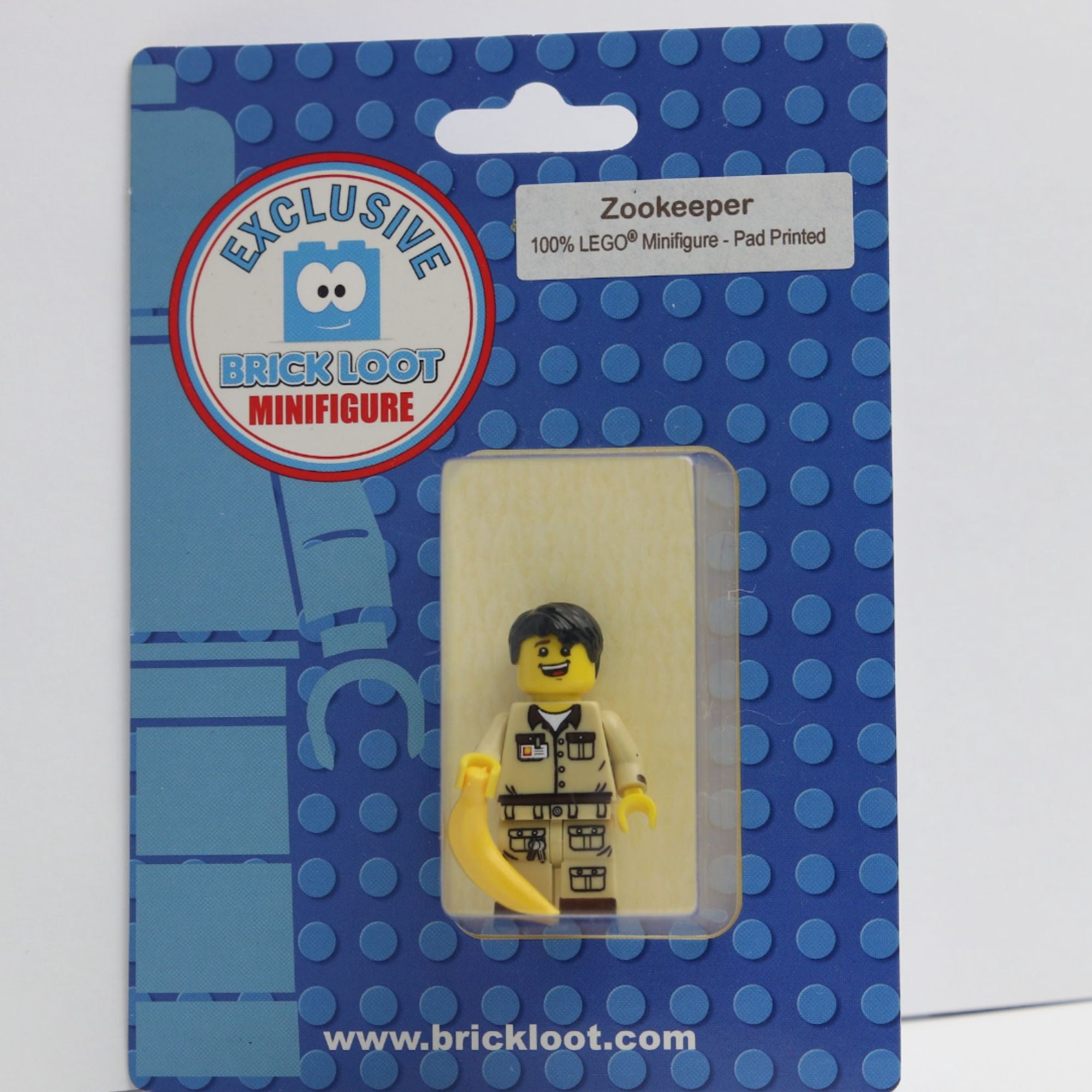 Zookeeper Zack - Keeper of the Wild - Custom Printed Limited Edition Minifigure