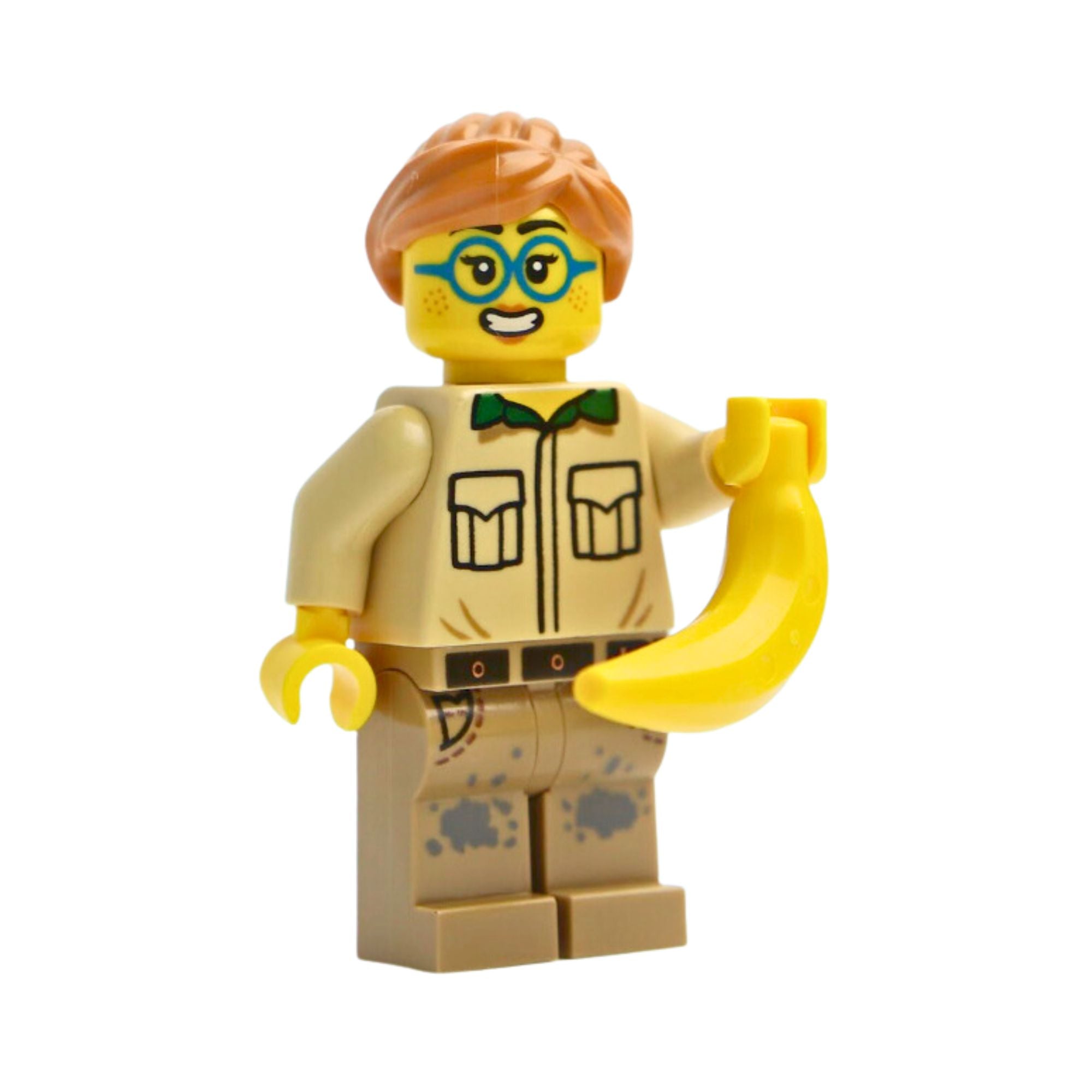 Zookeeper Zoe - 100% LEGO Custom Built Minifigure