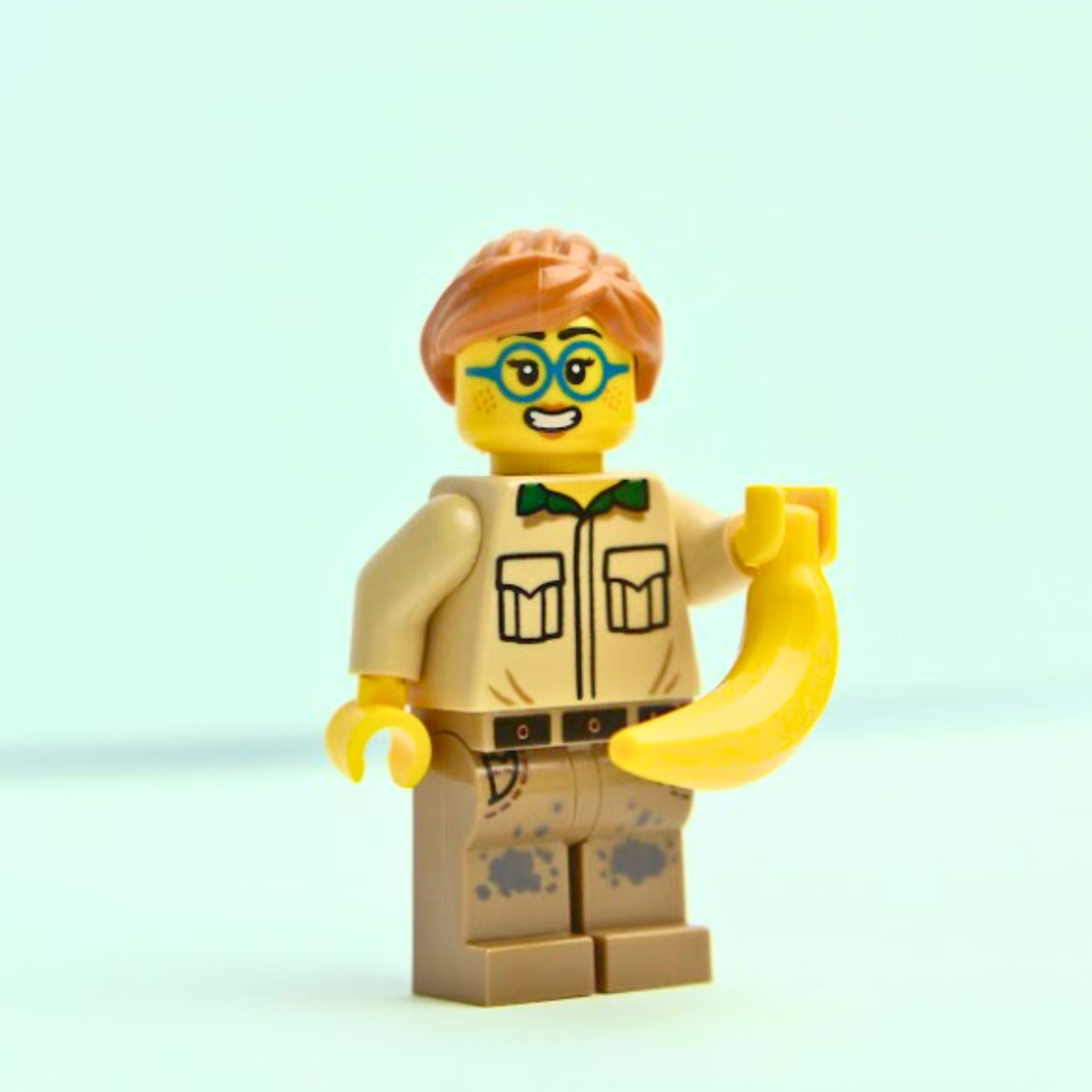 Zookeeper Zoe - 100% LEGO Custom Built Minifigure