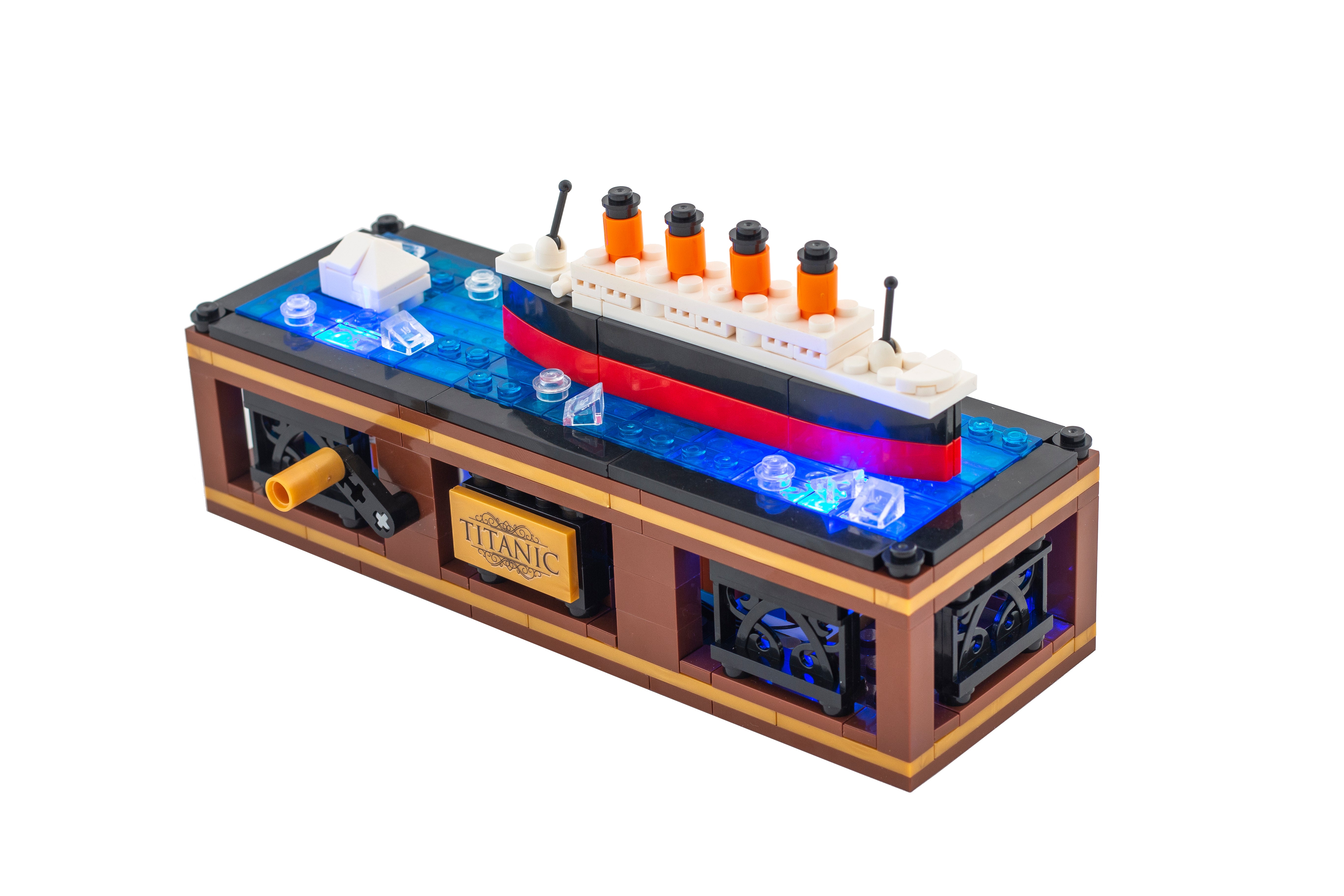 Titanic Ship Moving Titanic with LED Light Kit