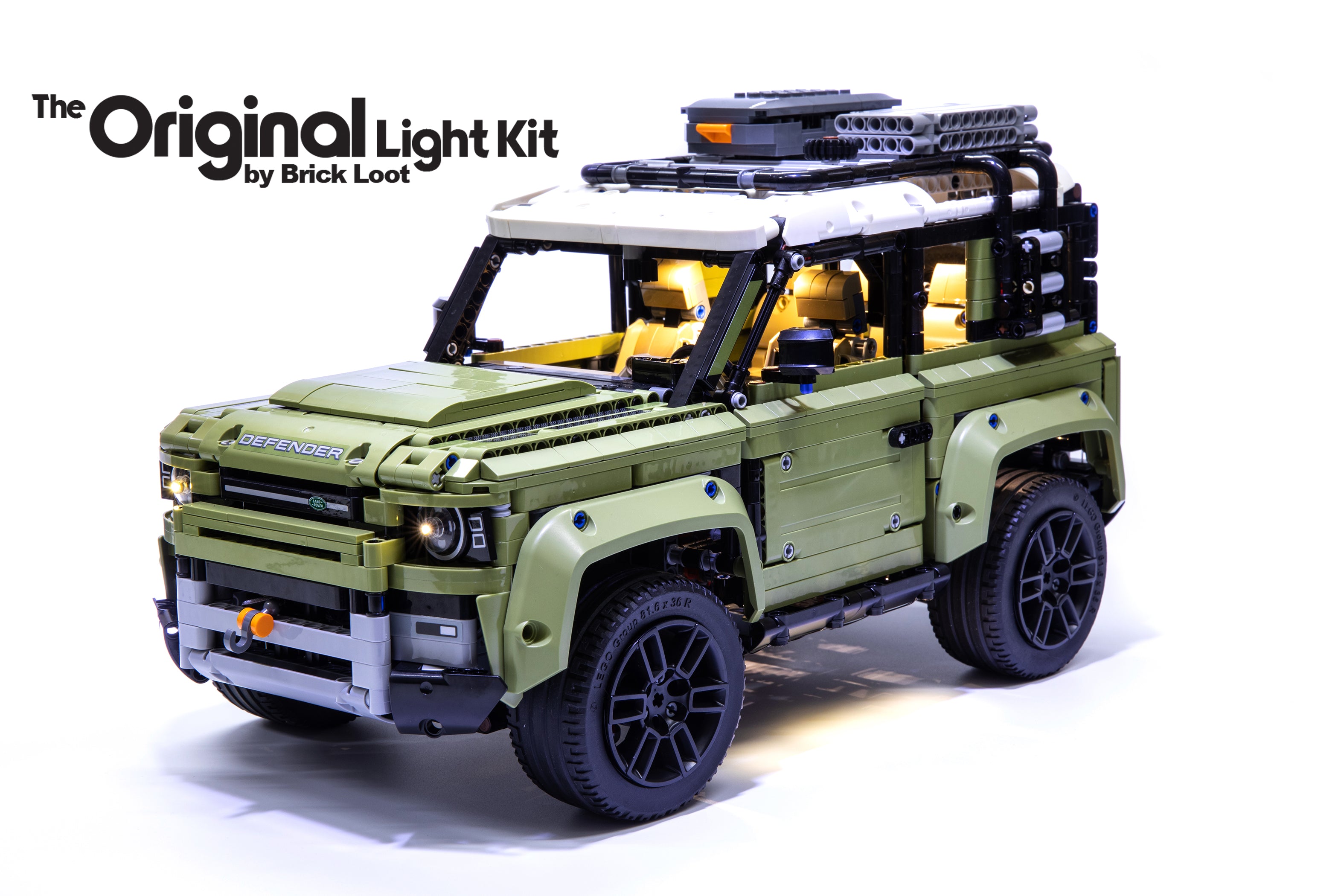 LED Lighting Kit for LEGO Land Rover Defender set 42110 – Brick Loot