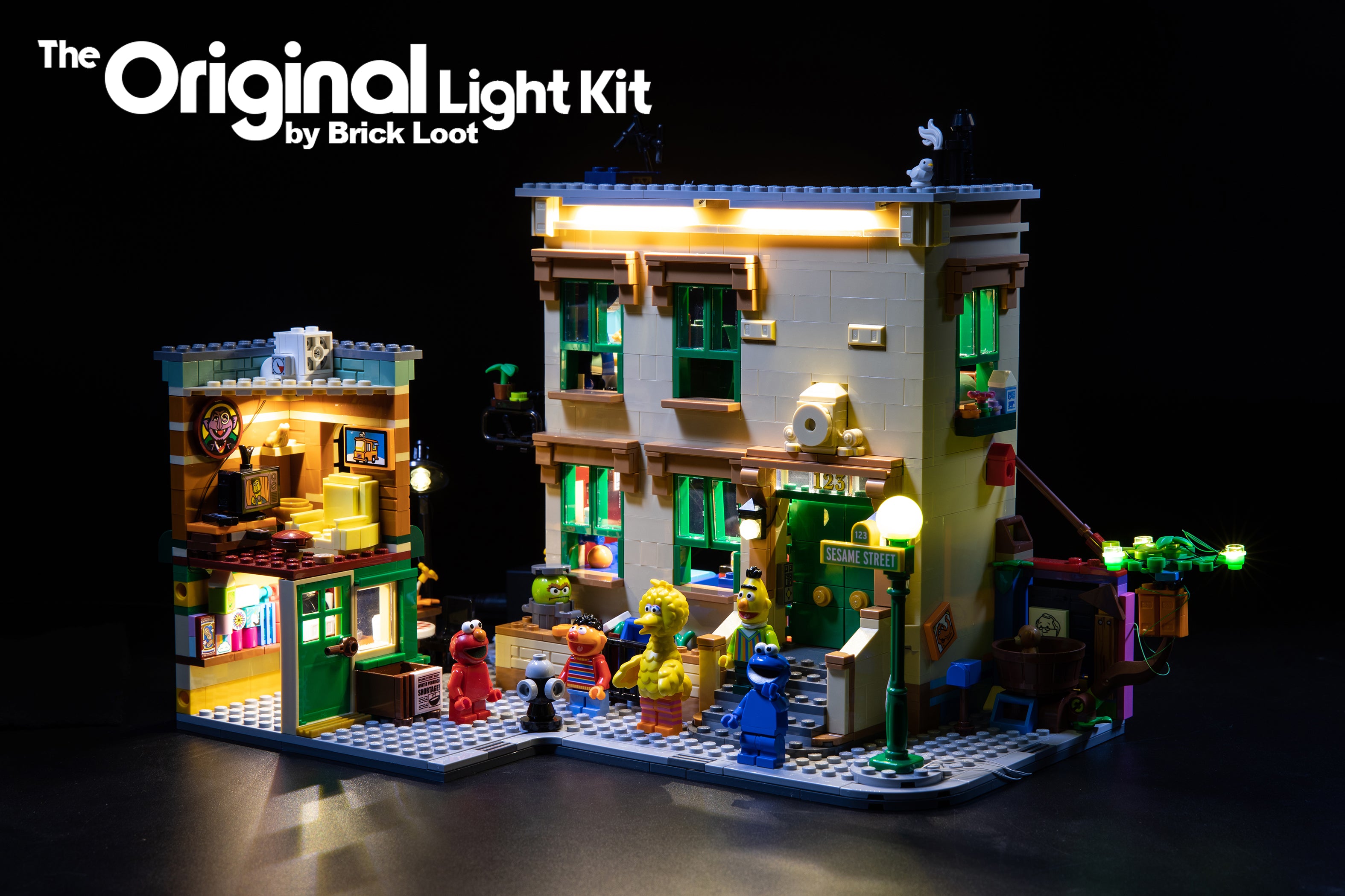 LED Lighting Kit for LEGO Ideas 123 Sesame Street 21324