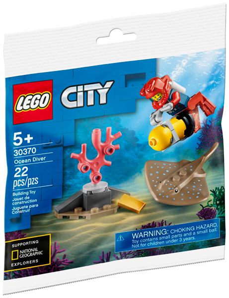 LEGO City: Ocean Diver Polybag Set 30370 - Underwater Adventure