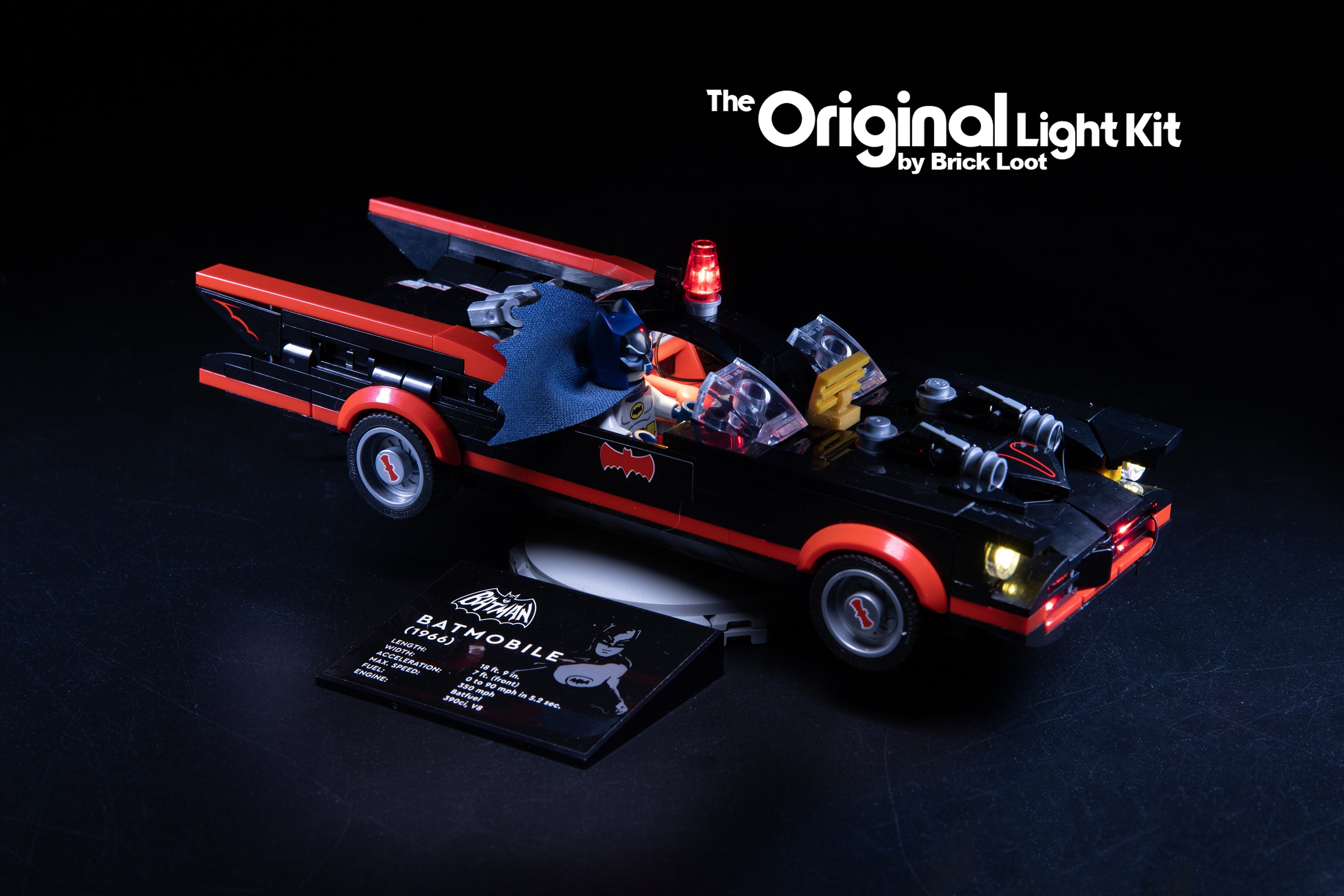 LED Lighting Kit for LEGO Batman™ Classic TV Series Batmobile™ 76188