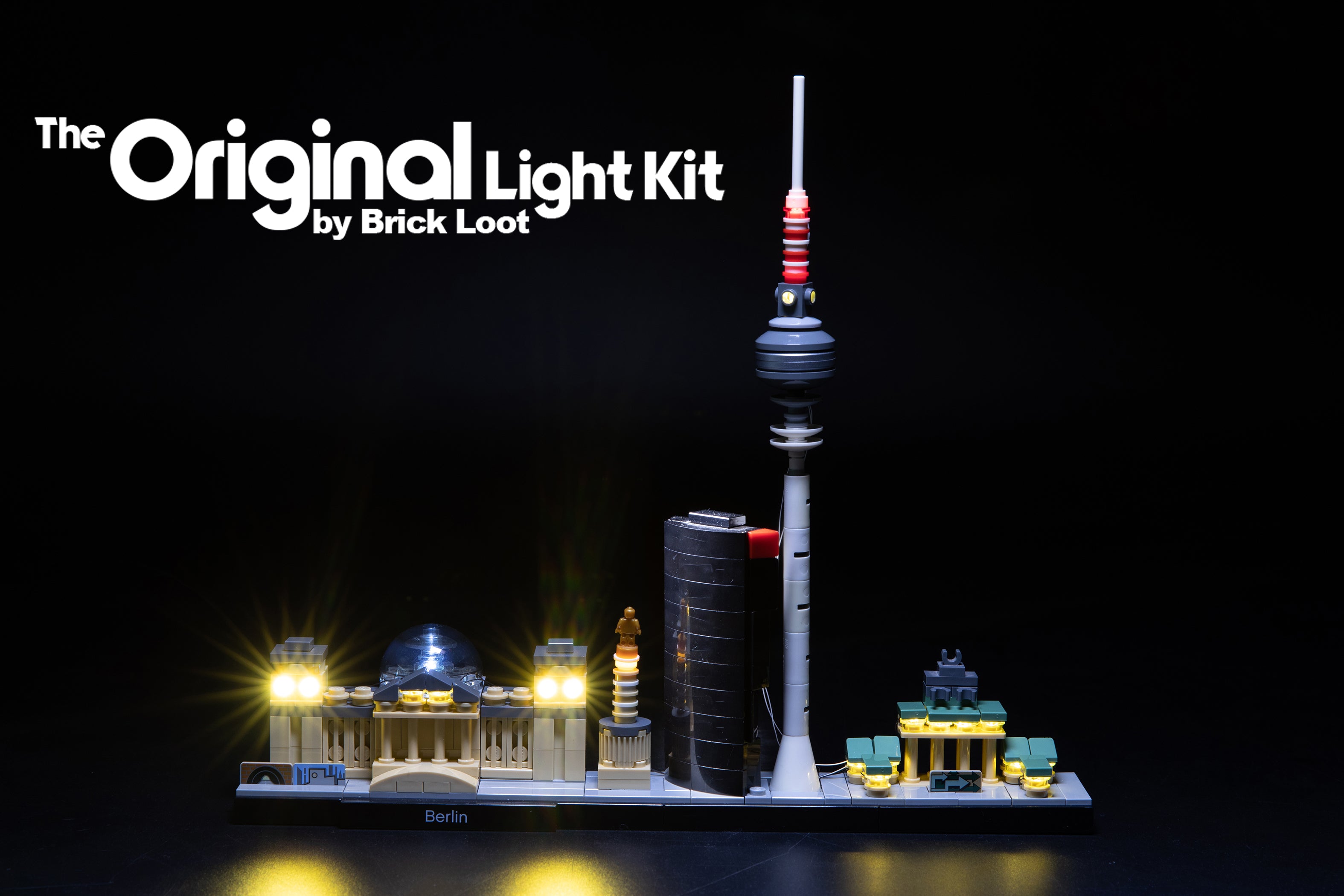 LED Lighting Kit for LEGO Architecture Berlin Skyline set 21027