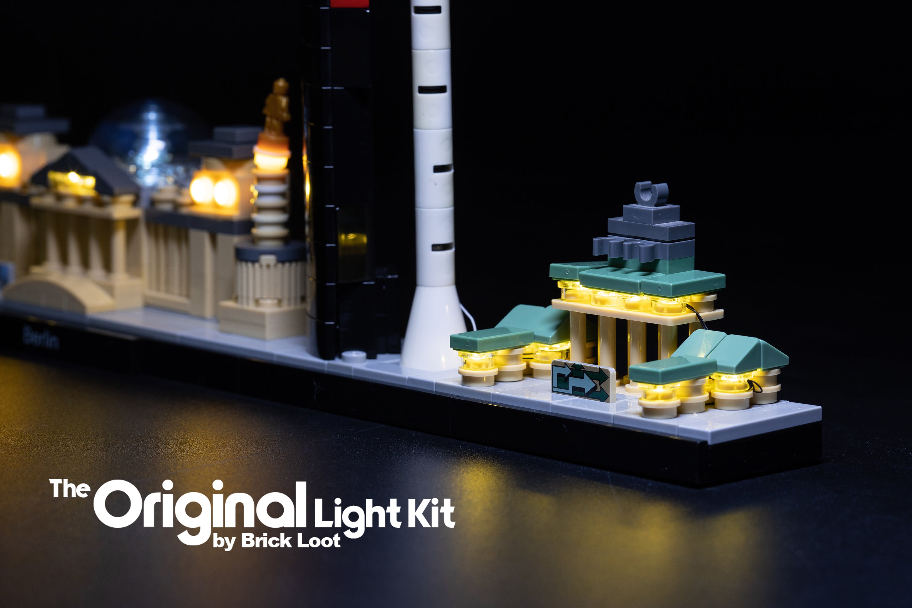 LED Lighting Kit for LEGO Architecture Berlin Skyline set 21027