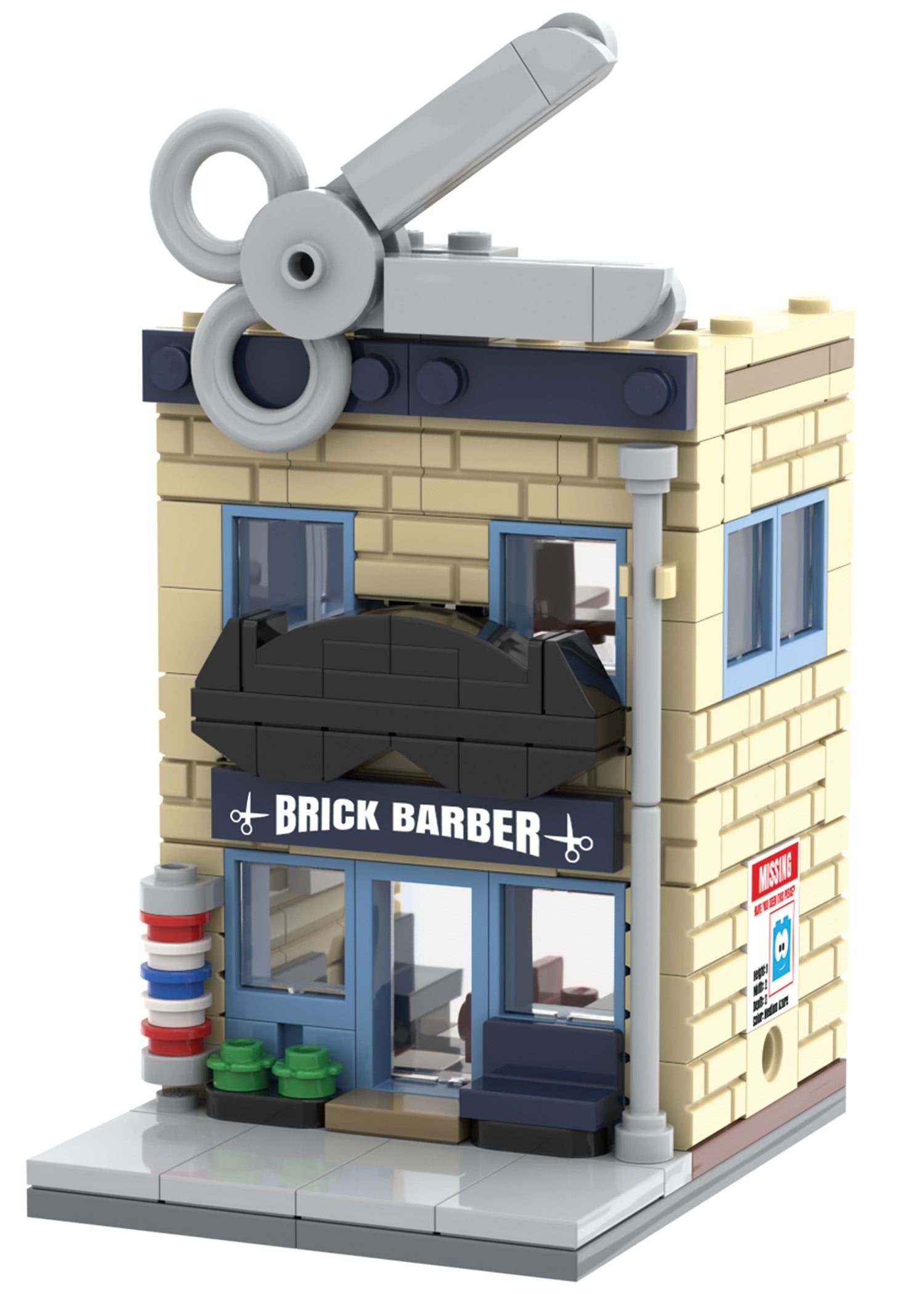 Lego headz barber shop new arrivals