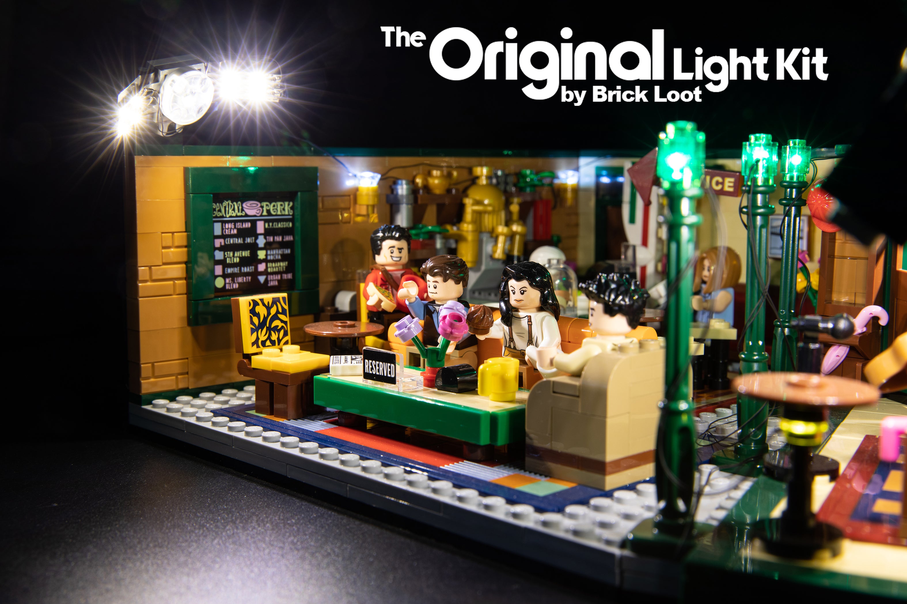 LED Lighting Kit for LEGO Ideas FRIENDS Central Perk set 21319