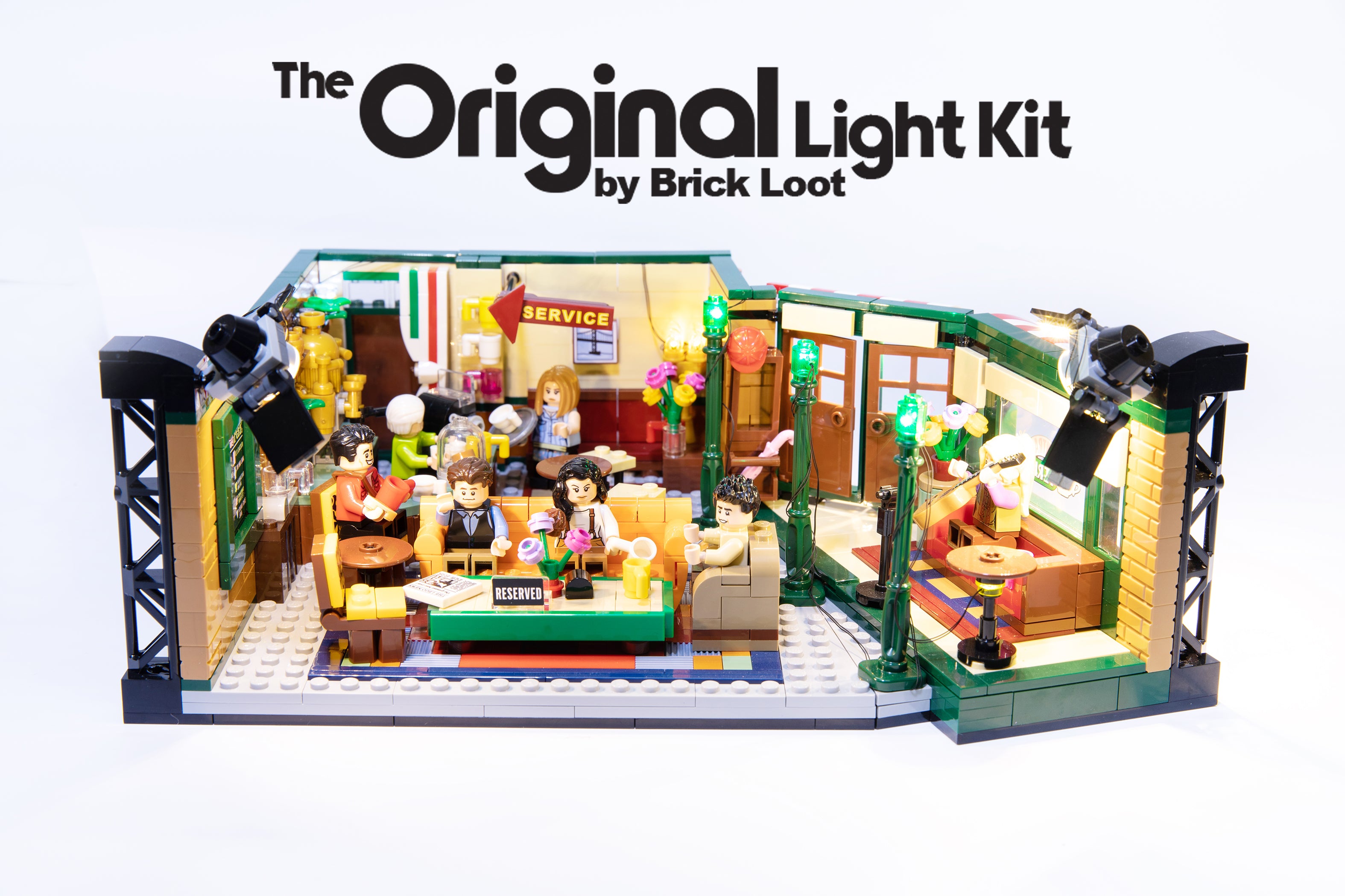 Central perk lego online light kit