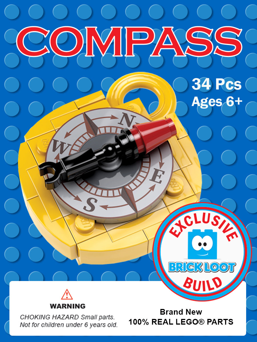 Exclusive Brick Loot Build Compass – 100% LEGO Bricks