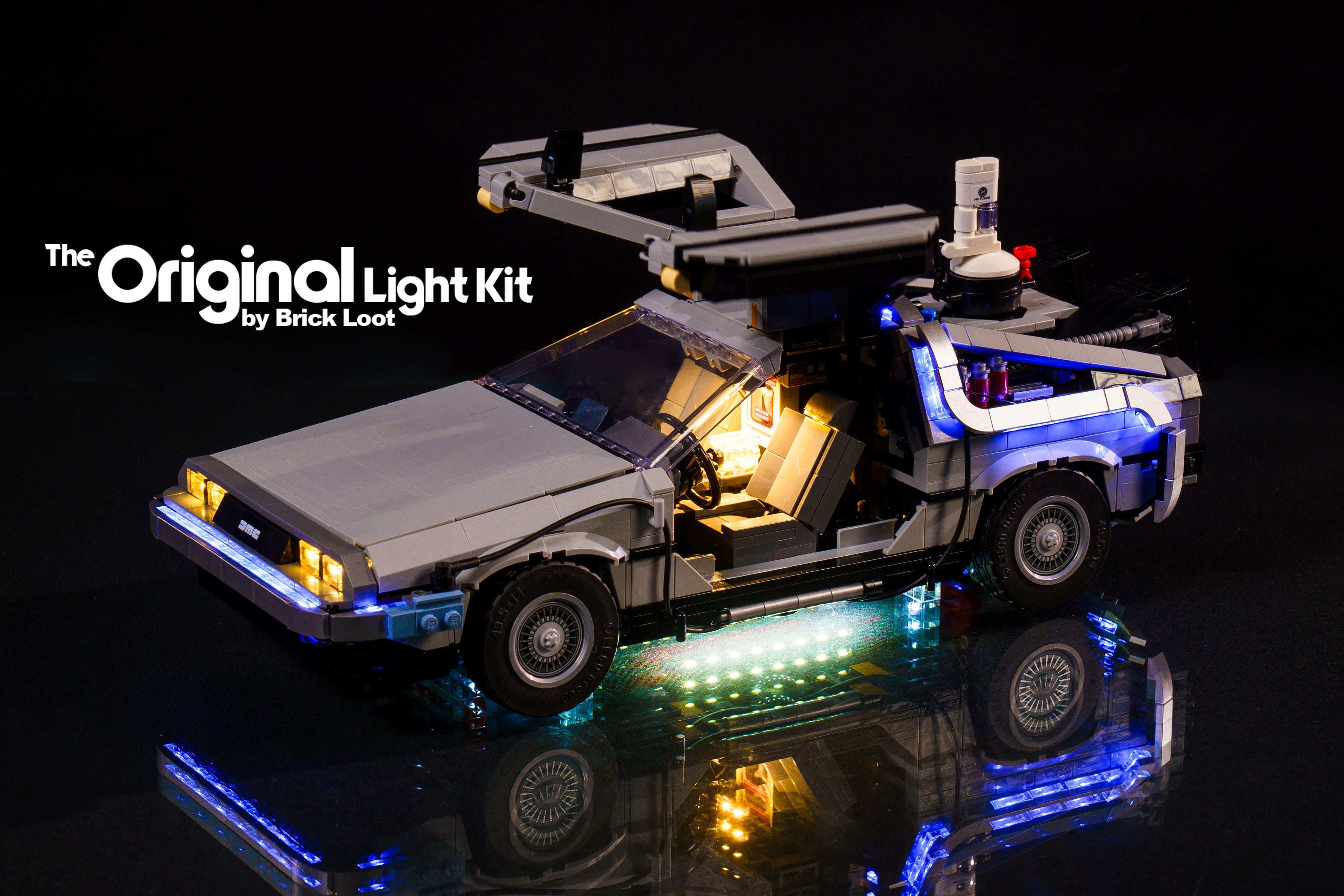 LED Lighting Kit for LEGO Back to the Future Time Machine (10300)