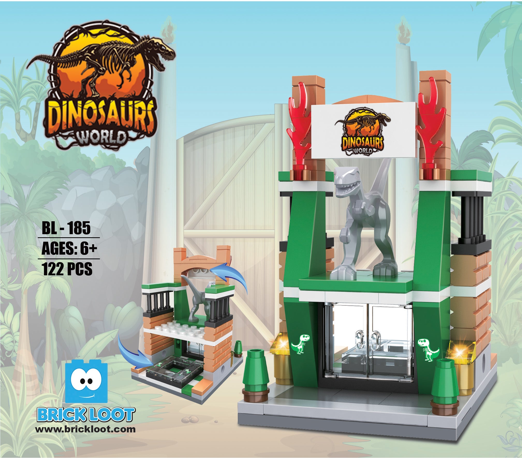 Lego city hot sale dinosaurs