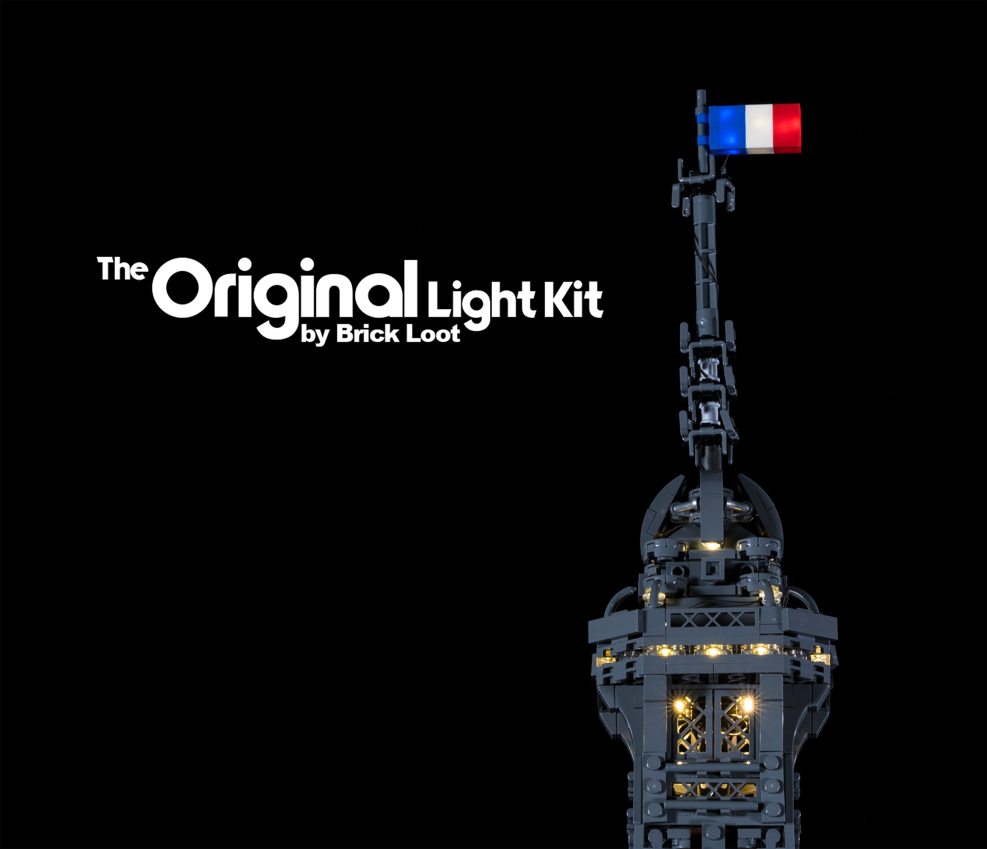 LED Lighting kit for LEGO 10307 Icons Eiffel Tower