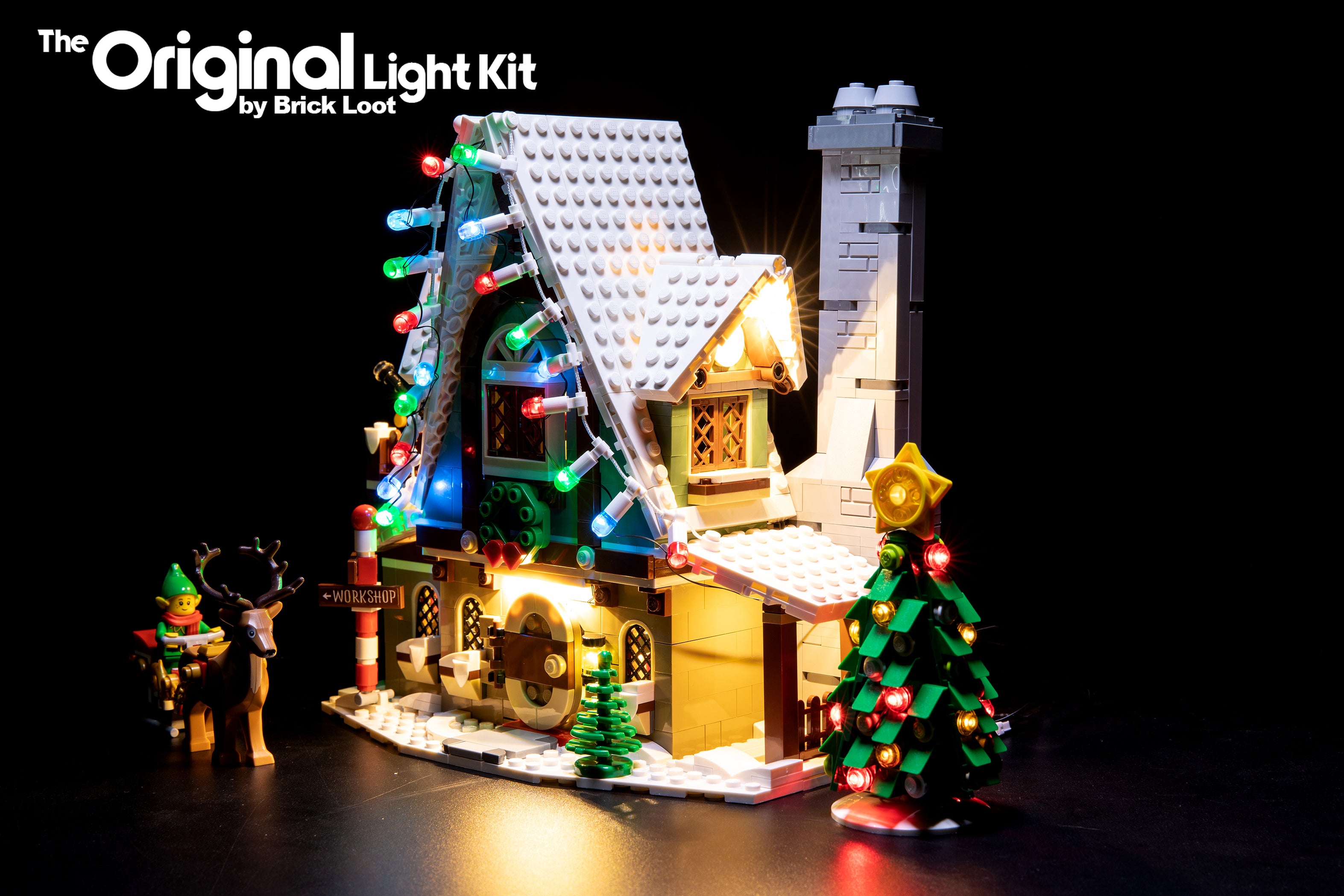 LED Lighting Kit for LEGO Elf Club House set 10275