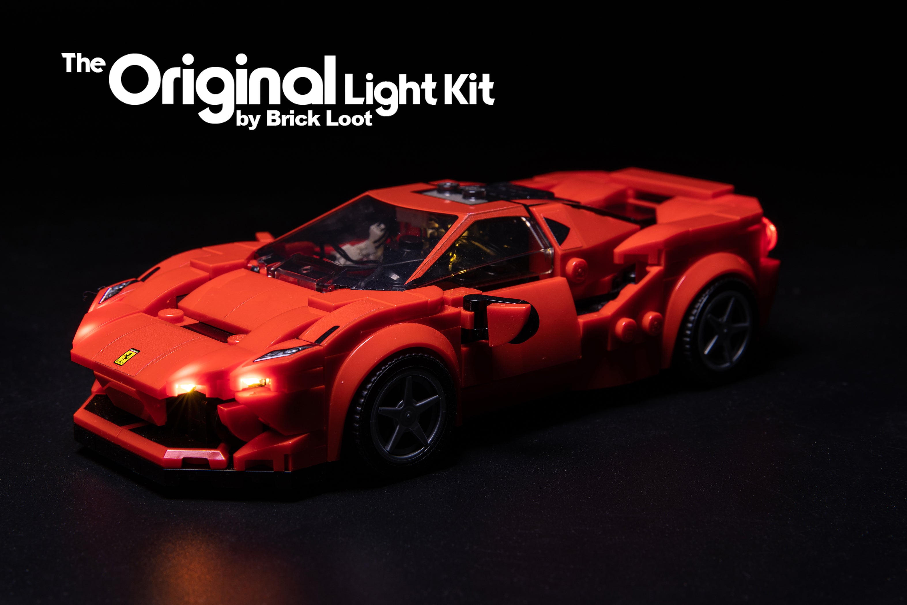 LED Lighting Kit for LEGO Ferrari F8 Tributo 76895