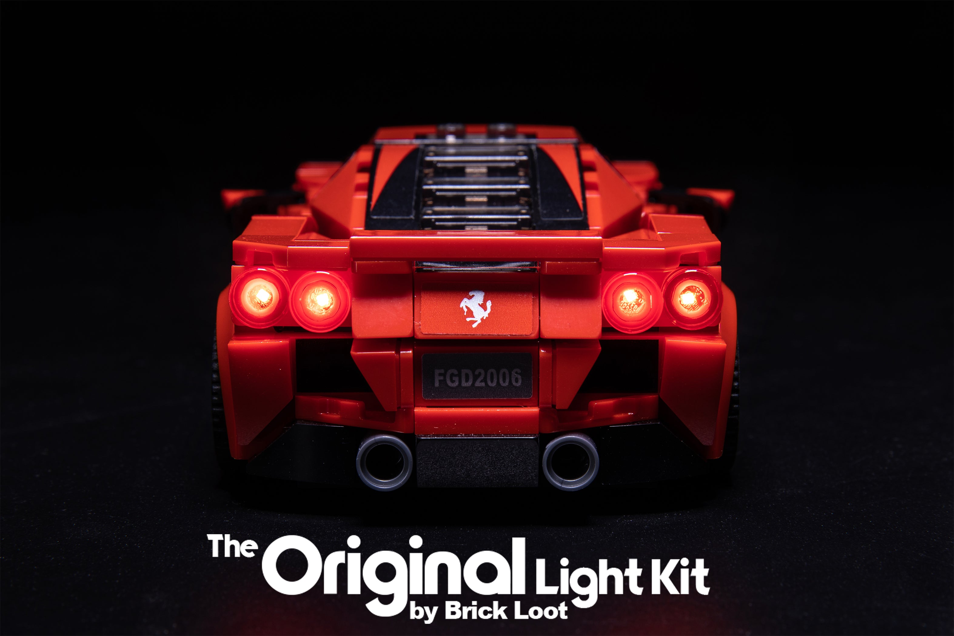 LED Lighting Kit for LEGO Ferrari F8 Tributo 76895