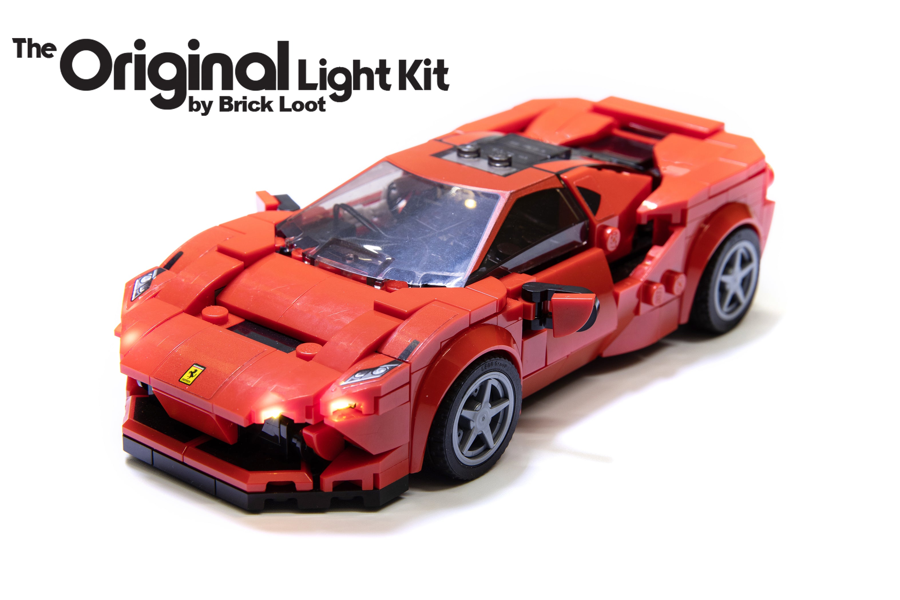 LED Lighting Kit for LEGO Ferrari F8 Tributo 76895 Brick Loot