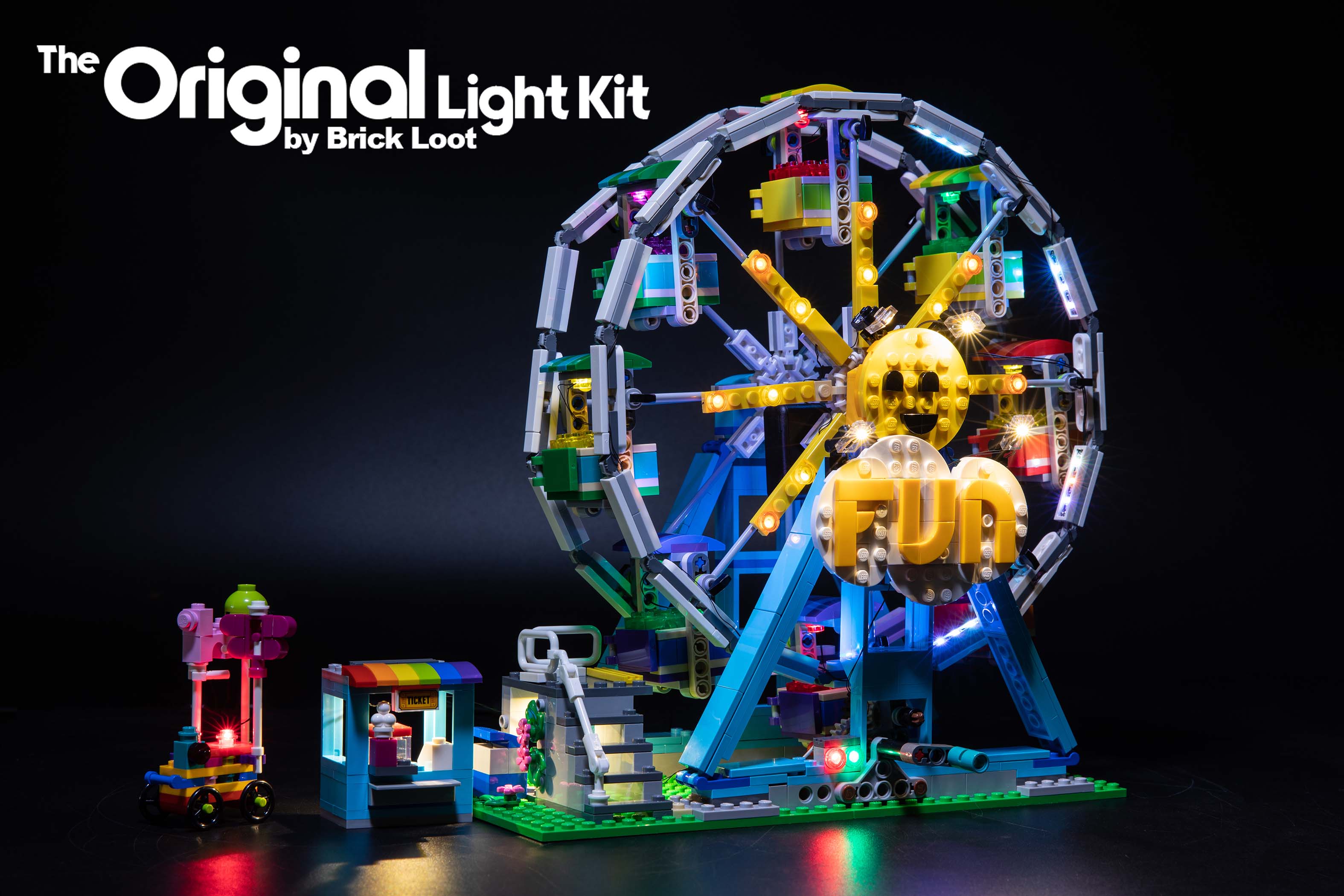 LED Lighting Kit for LEGO Creator 3 in 1 Ferris Wheel 31119