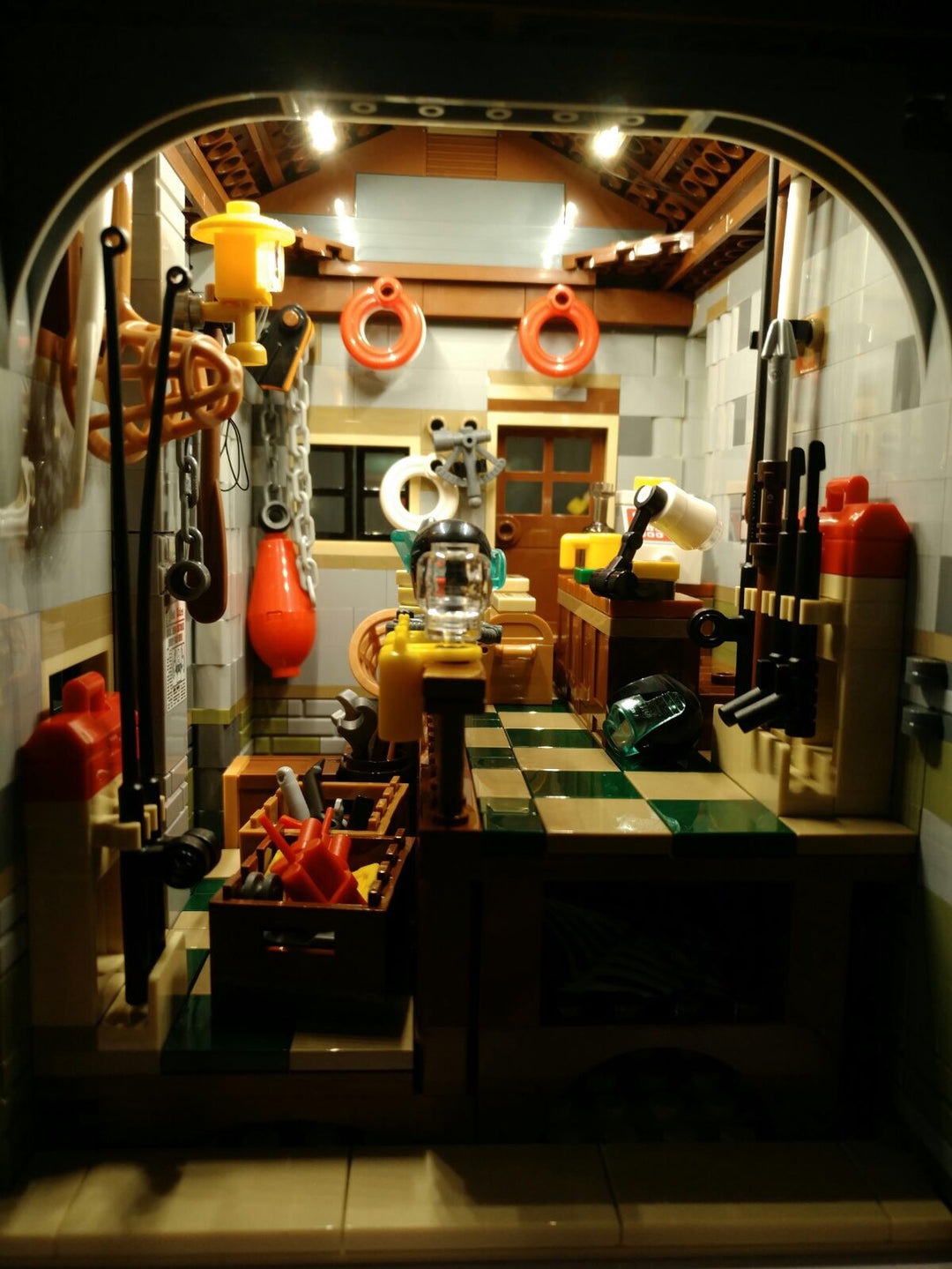 Old-Fishing Store 21310 Lighting Kit (LEGO Set not included) by