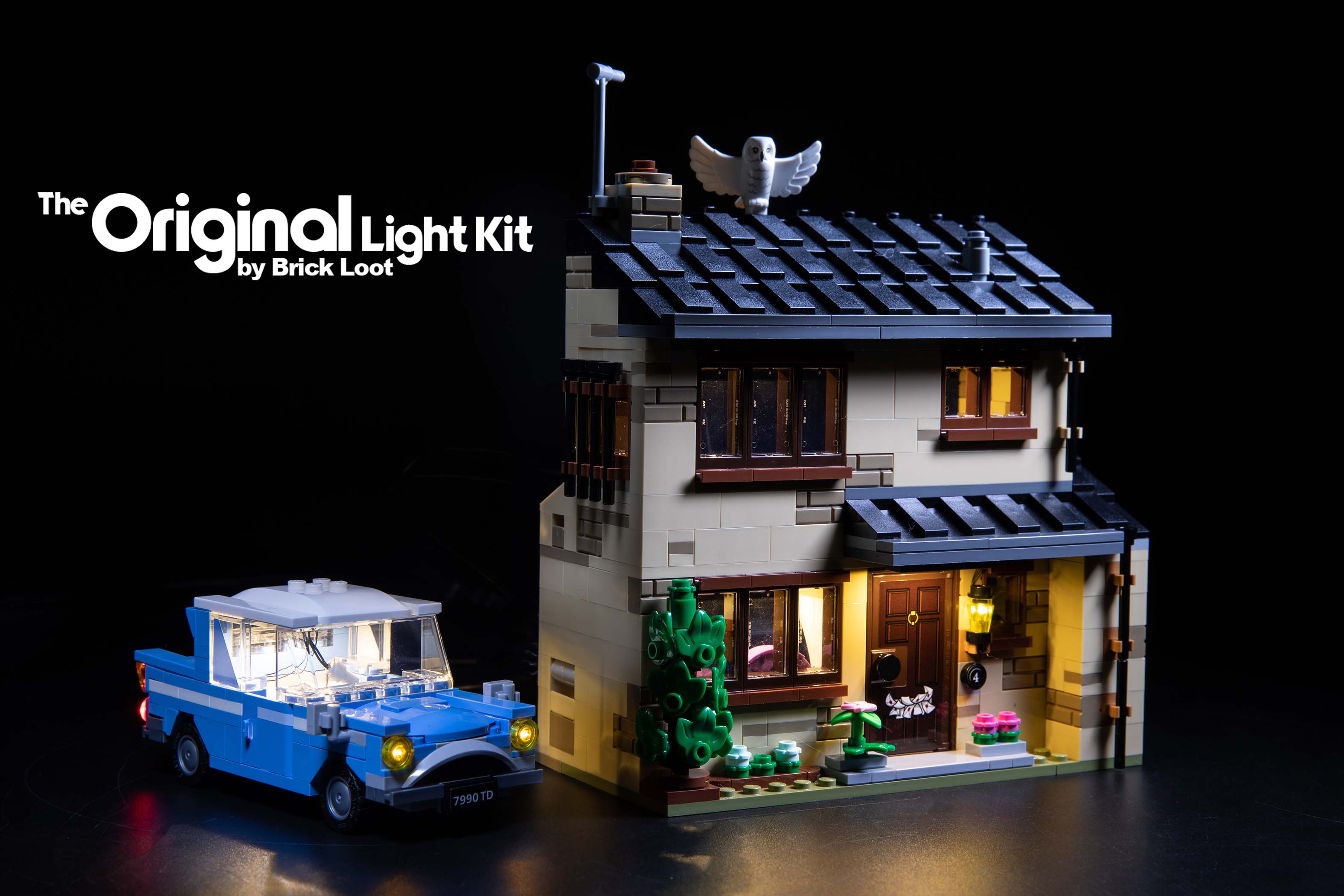 LED Lighting Kit for LEGO Harry Potter 4 Privet Drive 75968