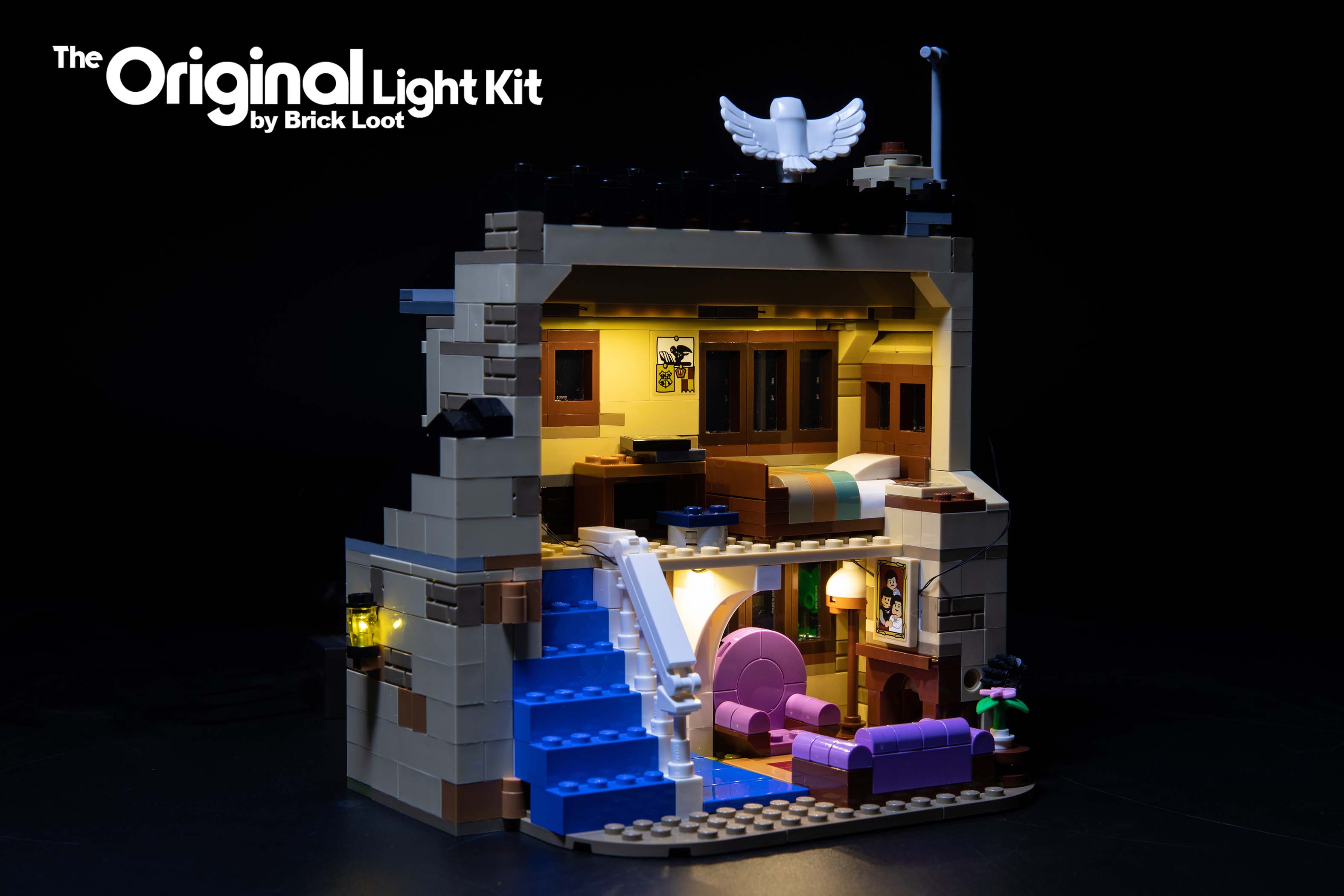 LED Lighting Kit for LEGO Harry Potter 4 Privet Drive 75968