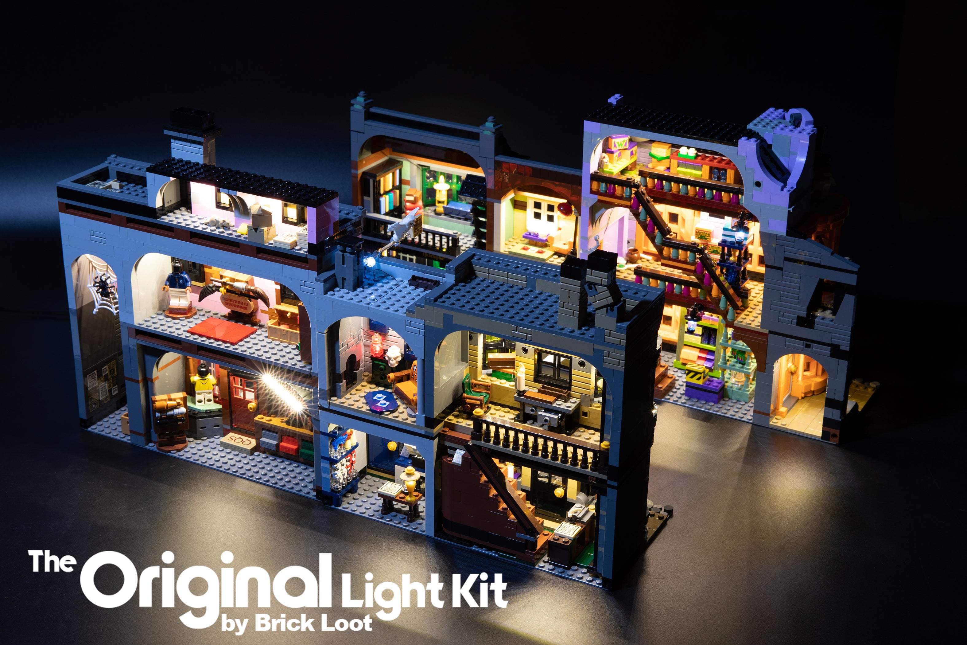 Lego diagon best sale alley lights