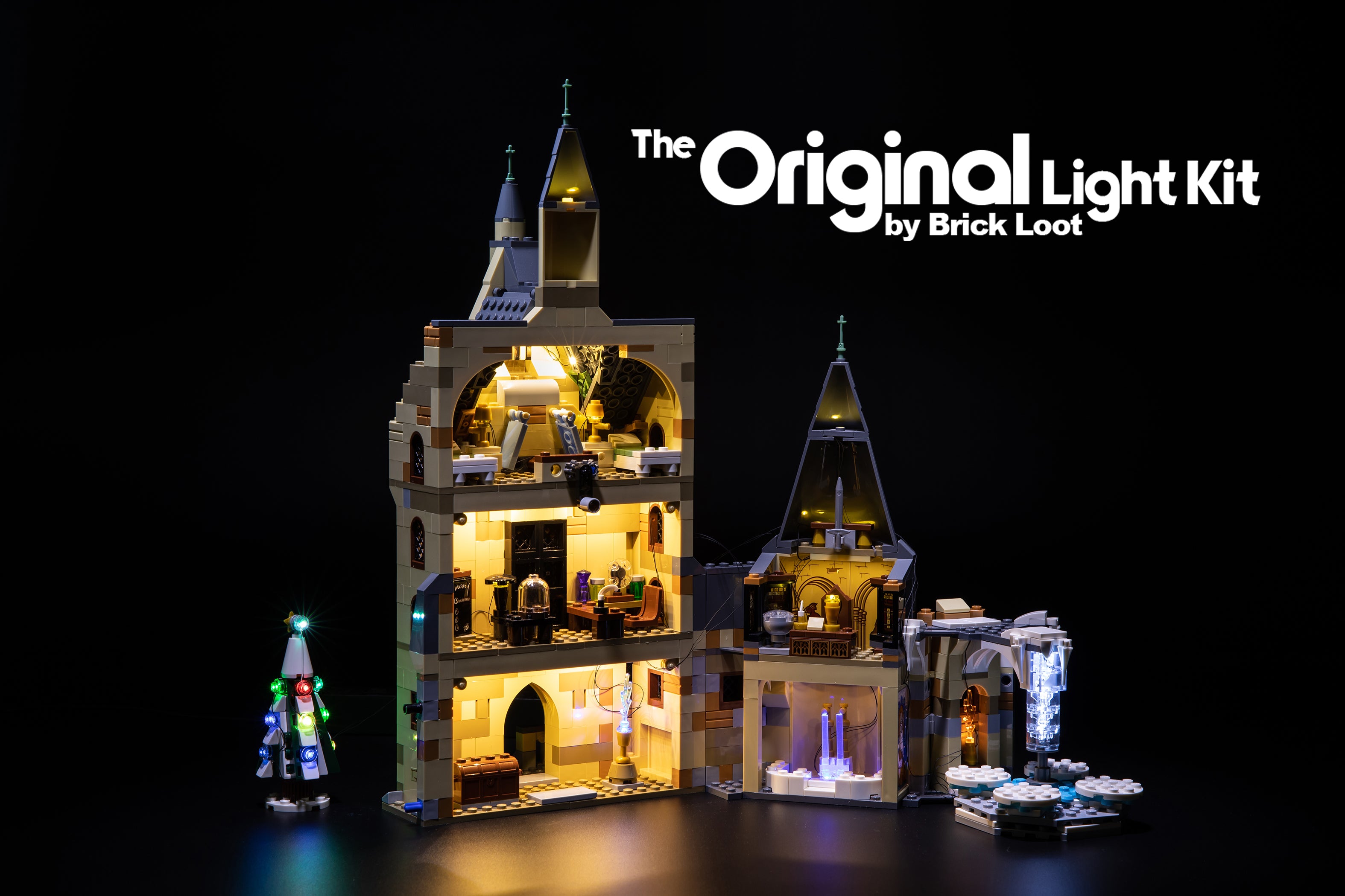 LED Lighting Kit for LEGO Harry Potter Hogwarts Clock Tower 75948