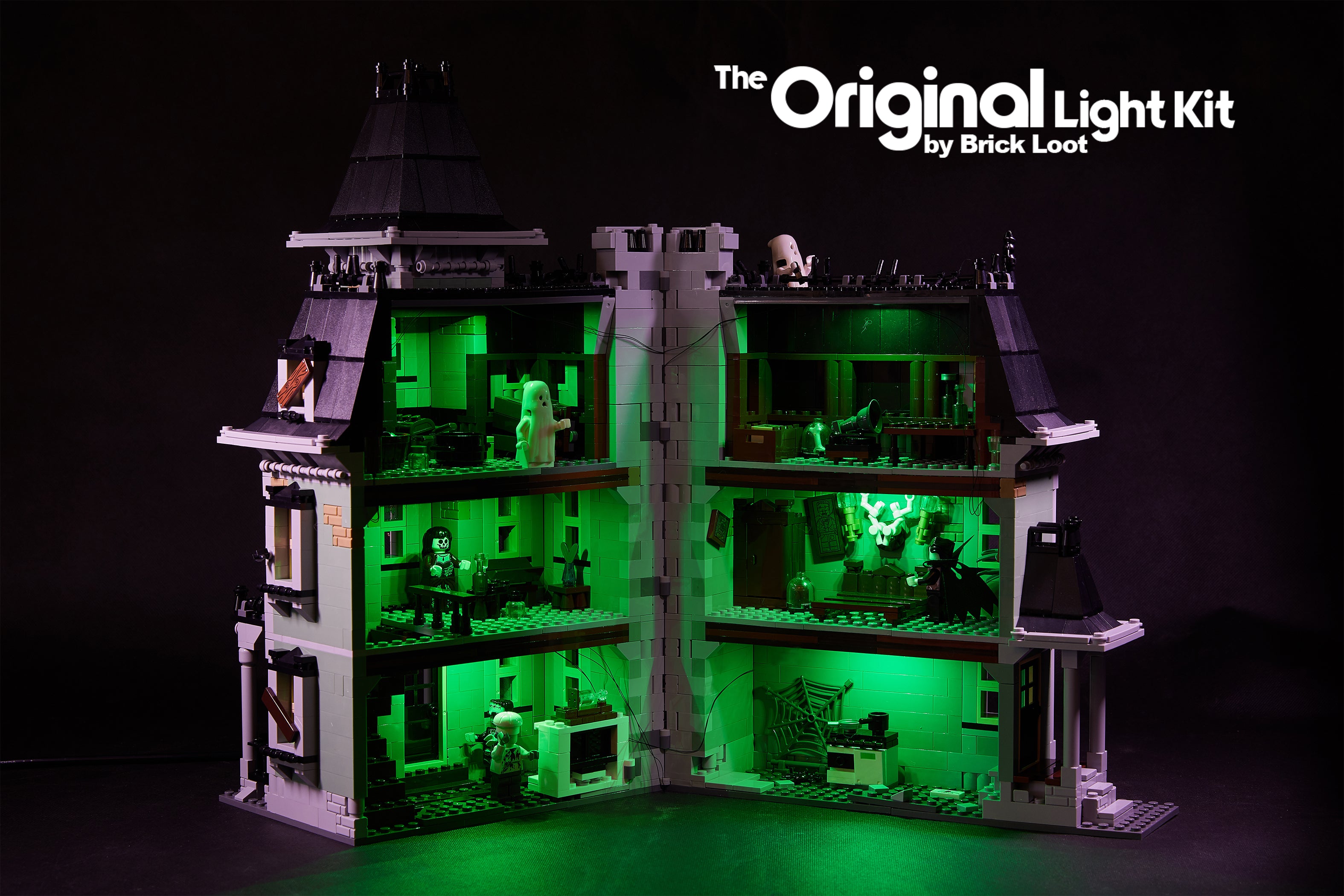 LED Lighting Kit for LEGO Monster Haunted House 10228 Brick Loot