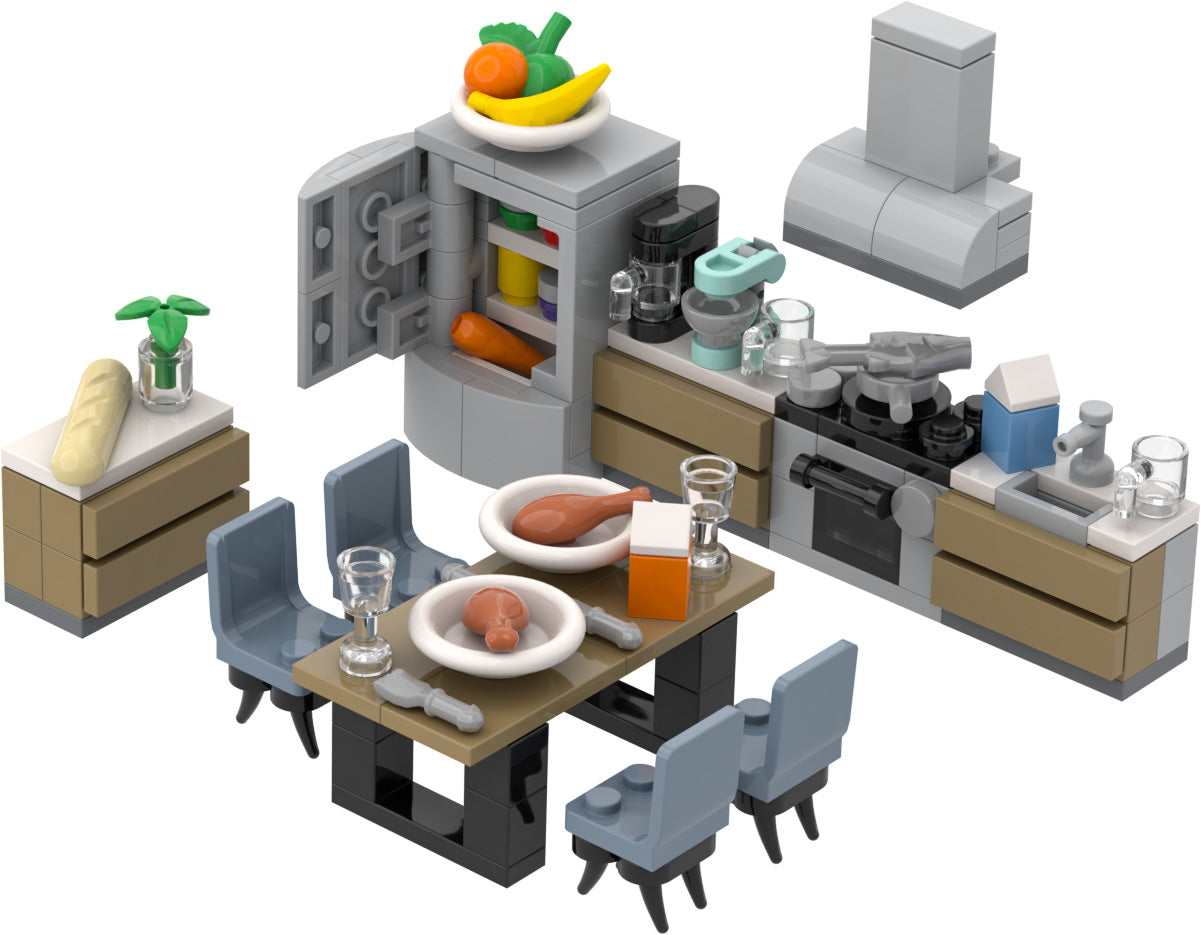 Kitchen & Bathroom Furniture - Apartment Life Brick Set