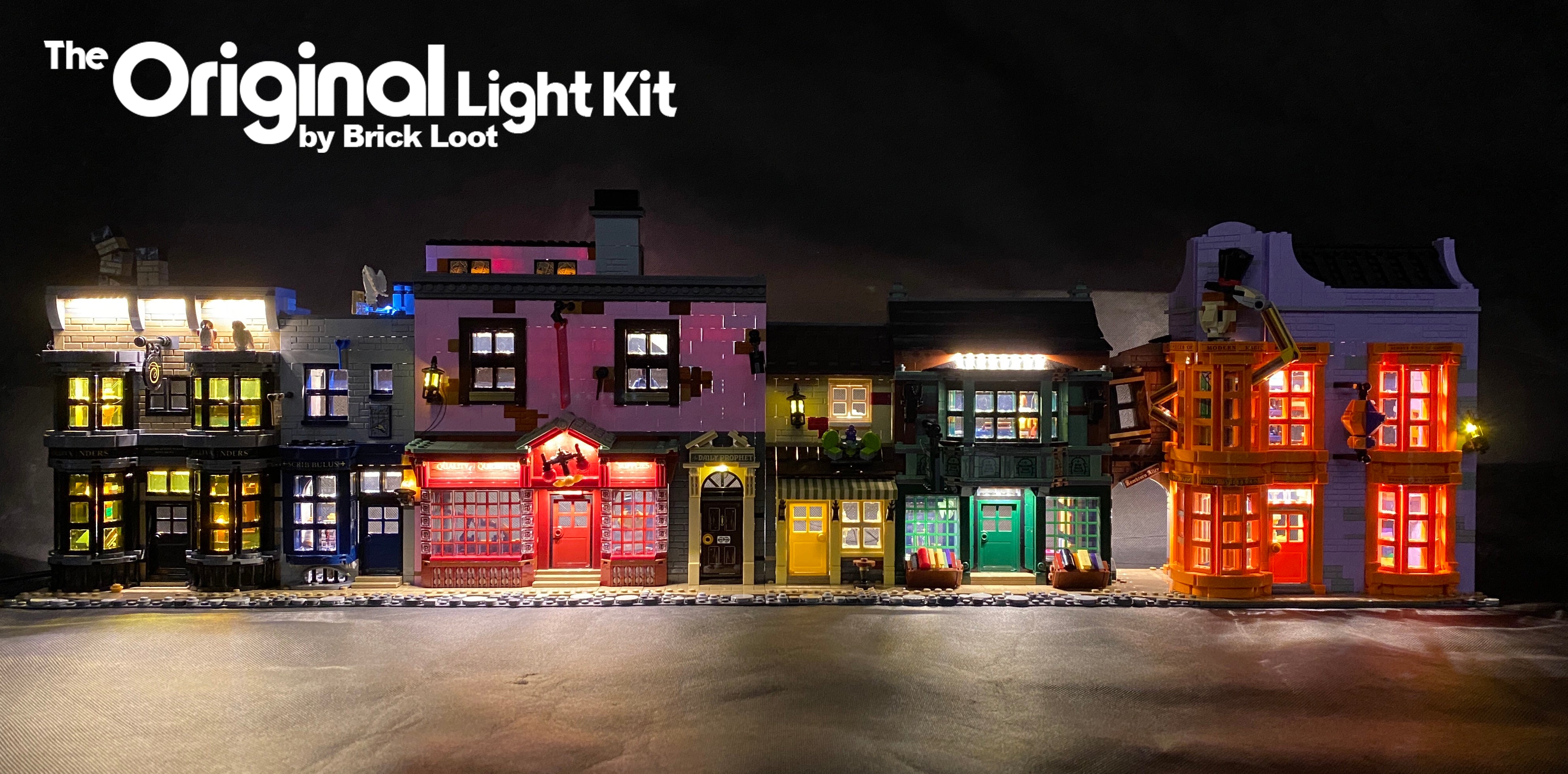 LED Lighting Kit for LEGO Harry Potter Diagon Alley 75978 Brick Loot