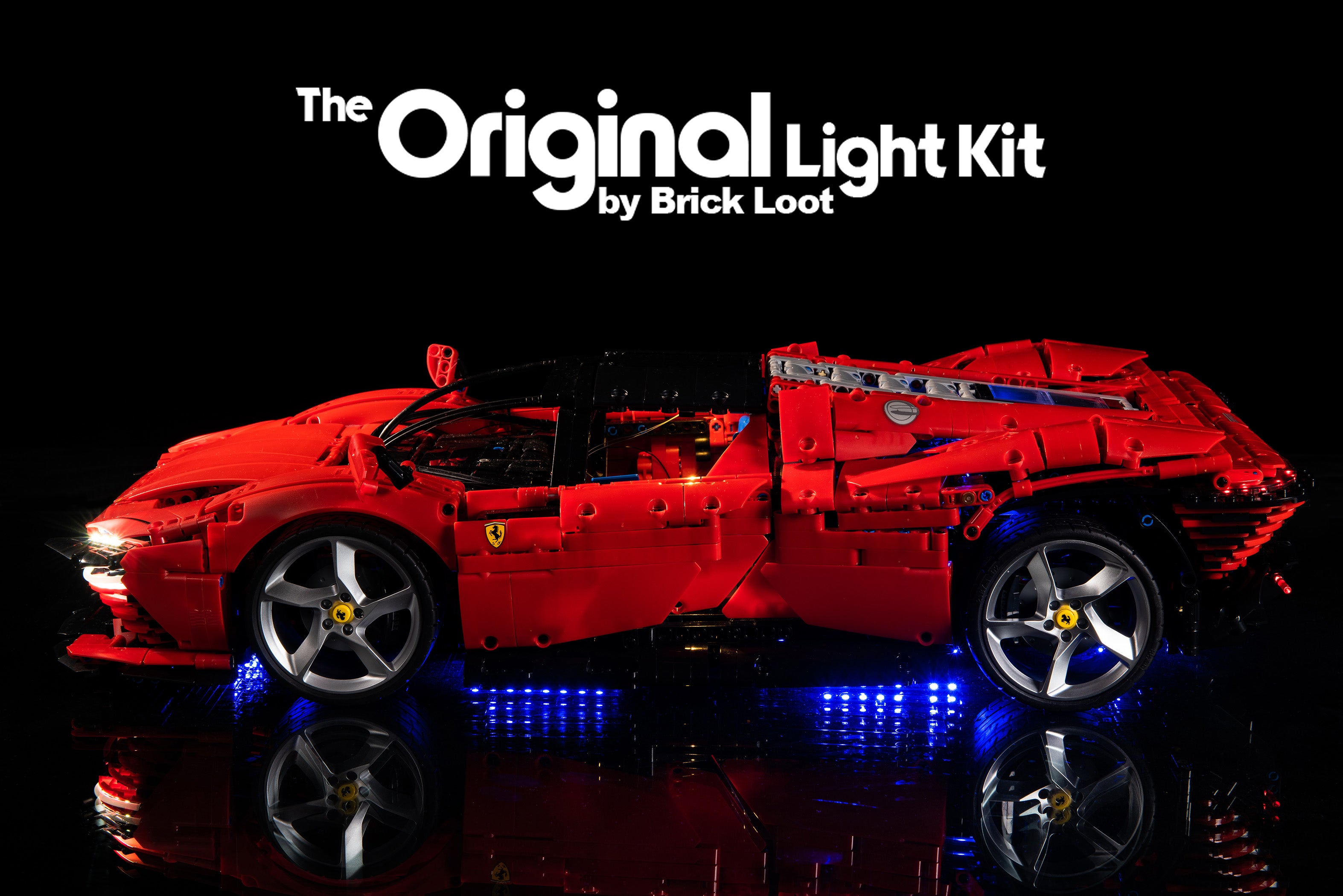 LED Lighting Kit for LEGO Ferrari Daytona SP3 set 42143