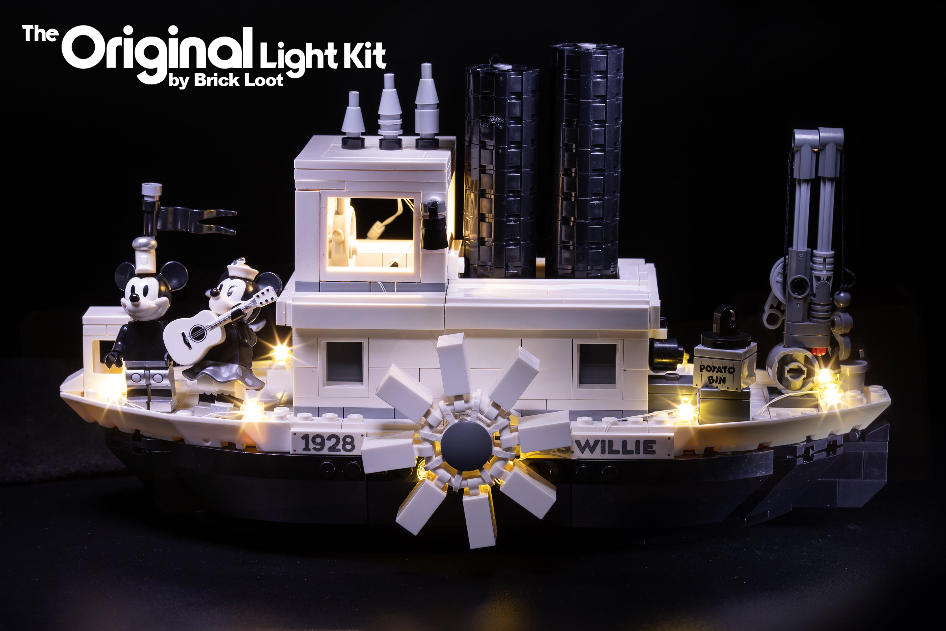 Lego ideas 21317 disney steamboat willie building kit hot sale