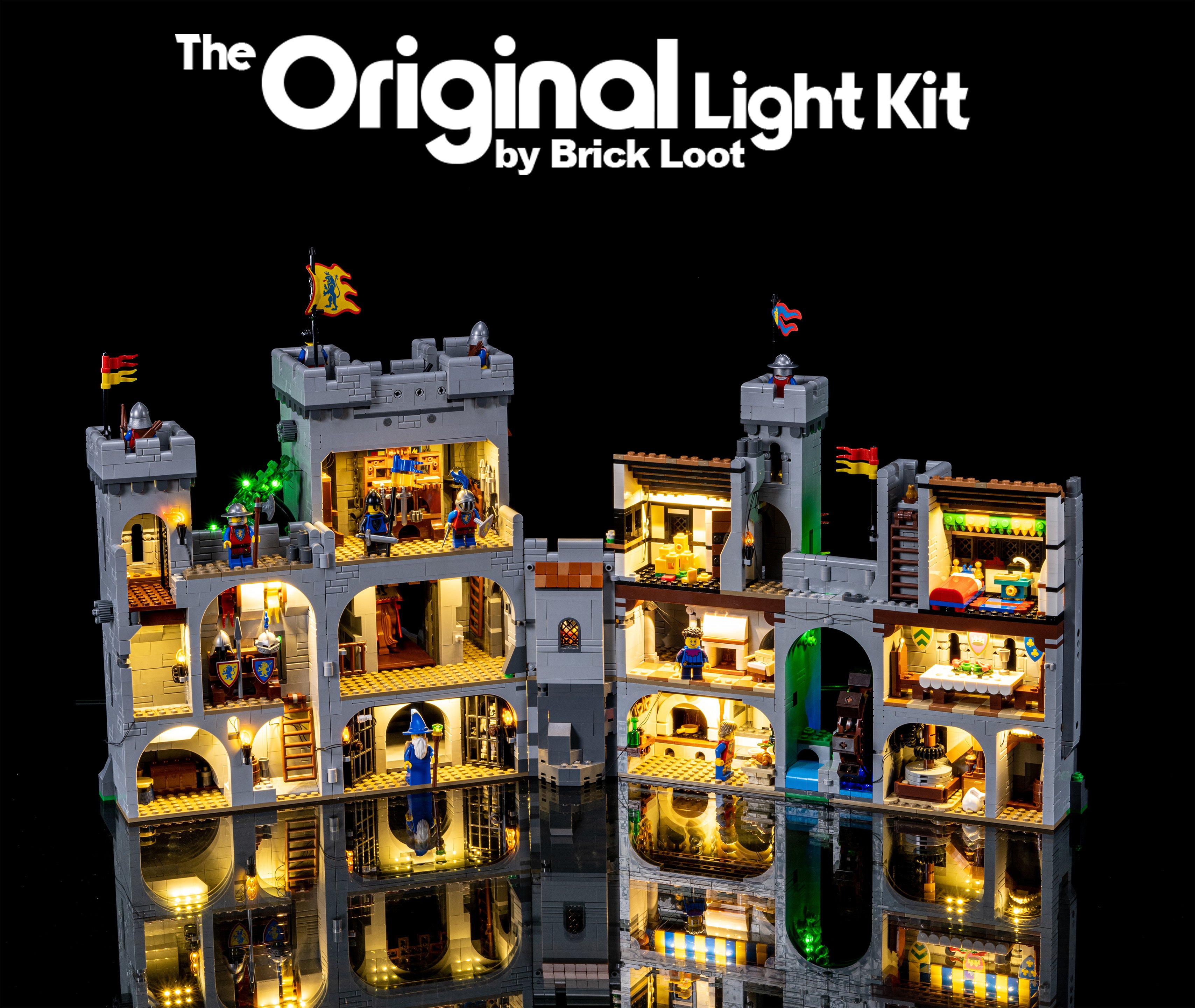 LED Lighting Kit for LEGO Lion Knights' Castle 10305