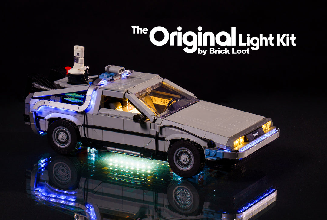 LEGO MOC DeLorean RC Mod - Motorization for 10300 Back to the Future Time  Machine - remote controlled with Buwizz by reckless_glitch