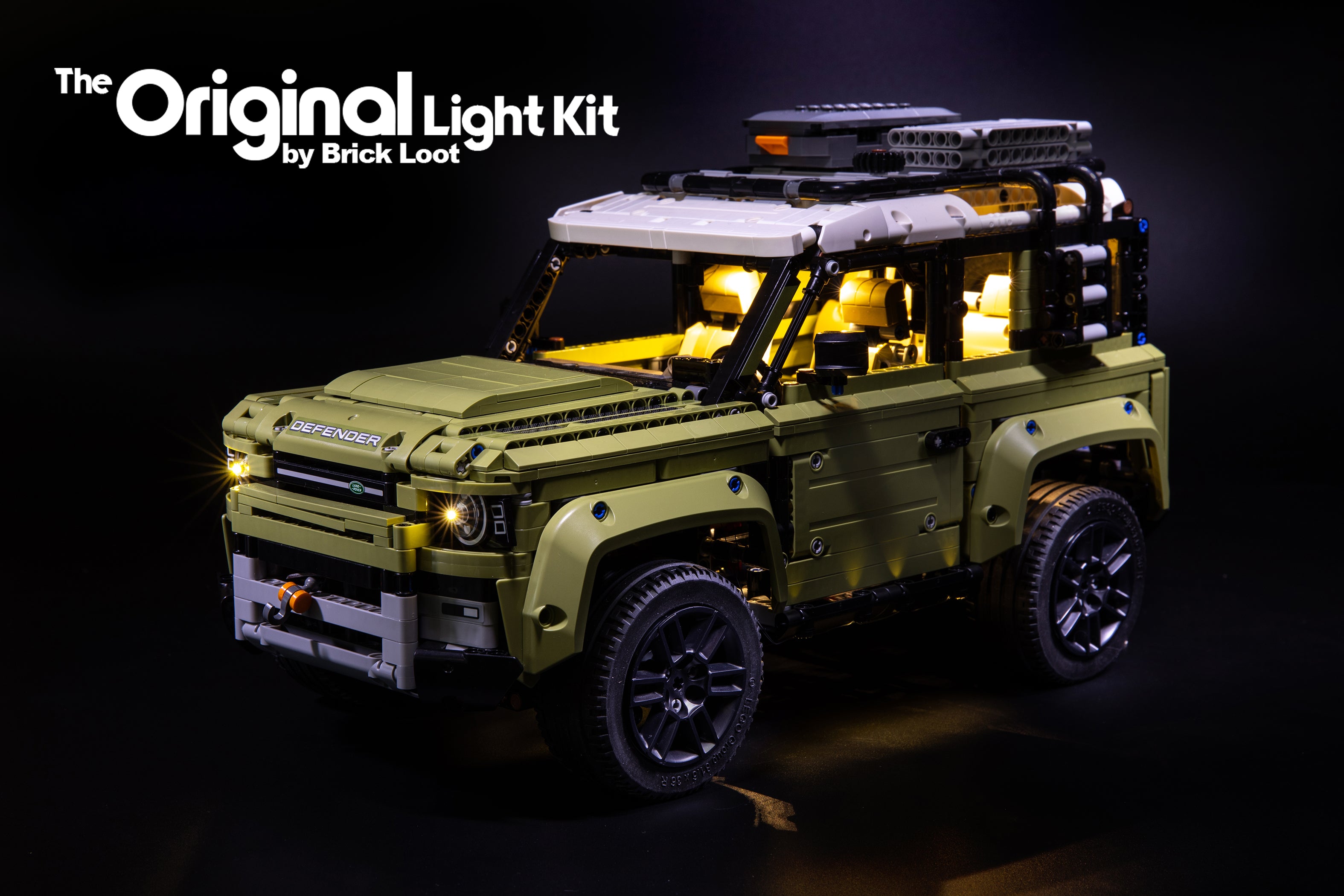 Lego land rover discount defender power functions