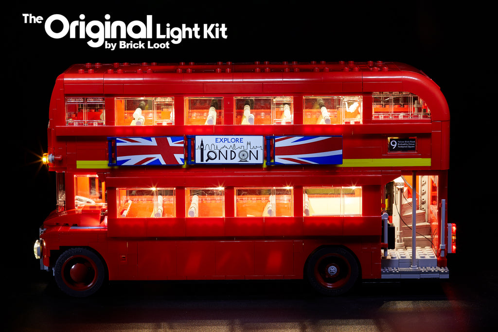Strålende håndflade Udgangspunktet LED Lighting Kit for LEGO London Bus 10258 – Brick Loot