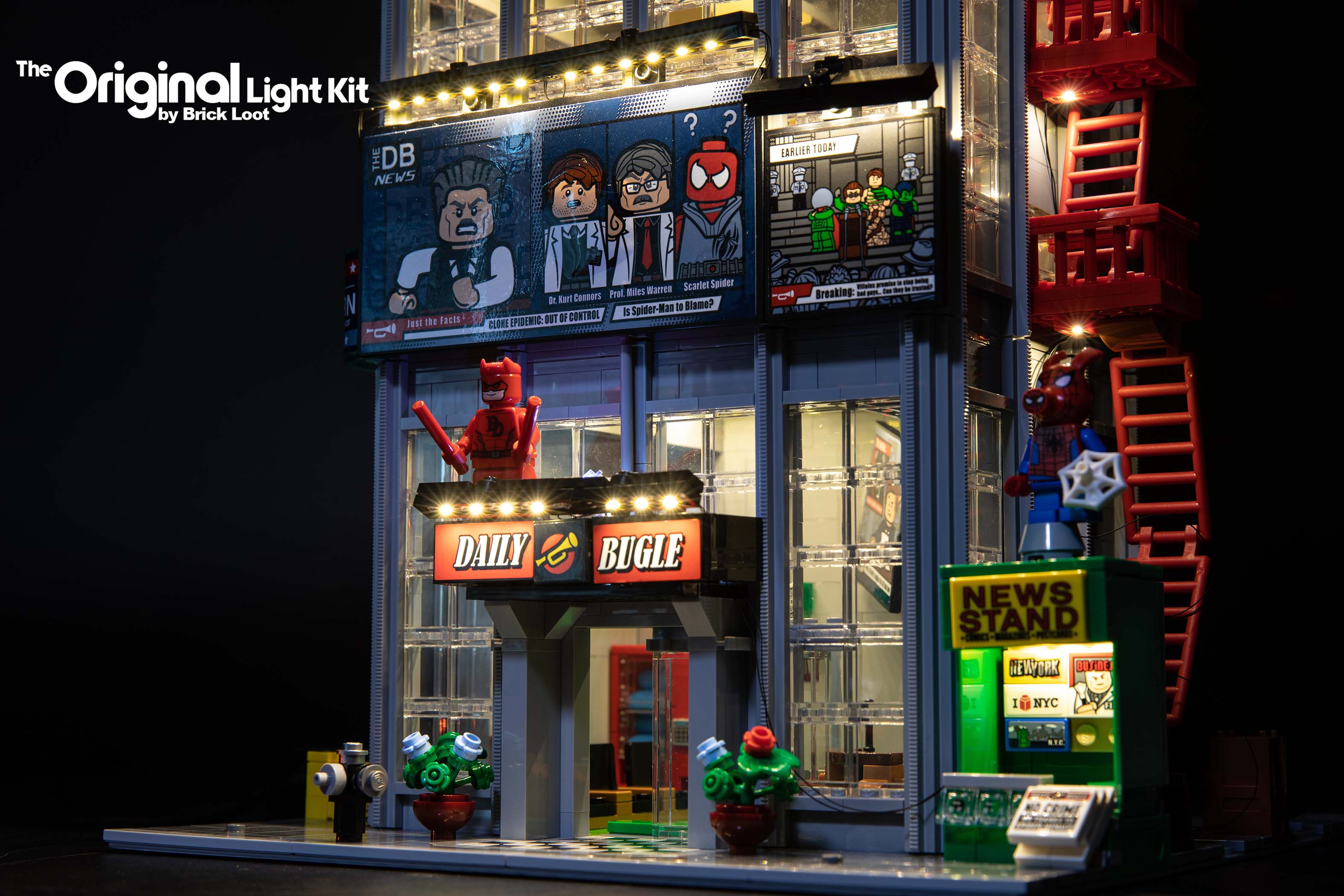 LED Lighting Kit for LEGO Marvel Daily Bugle 76178