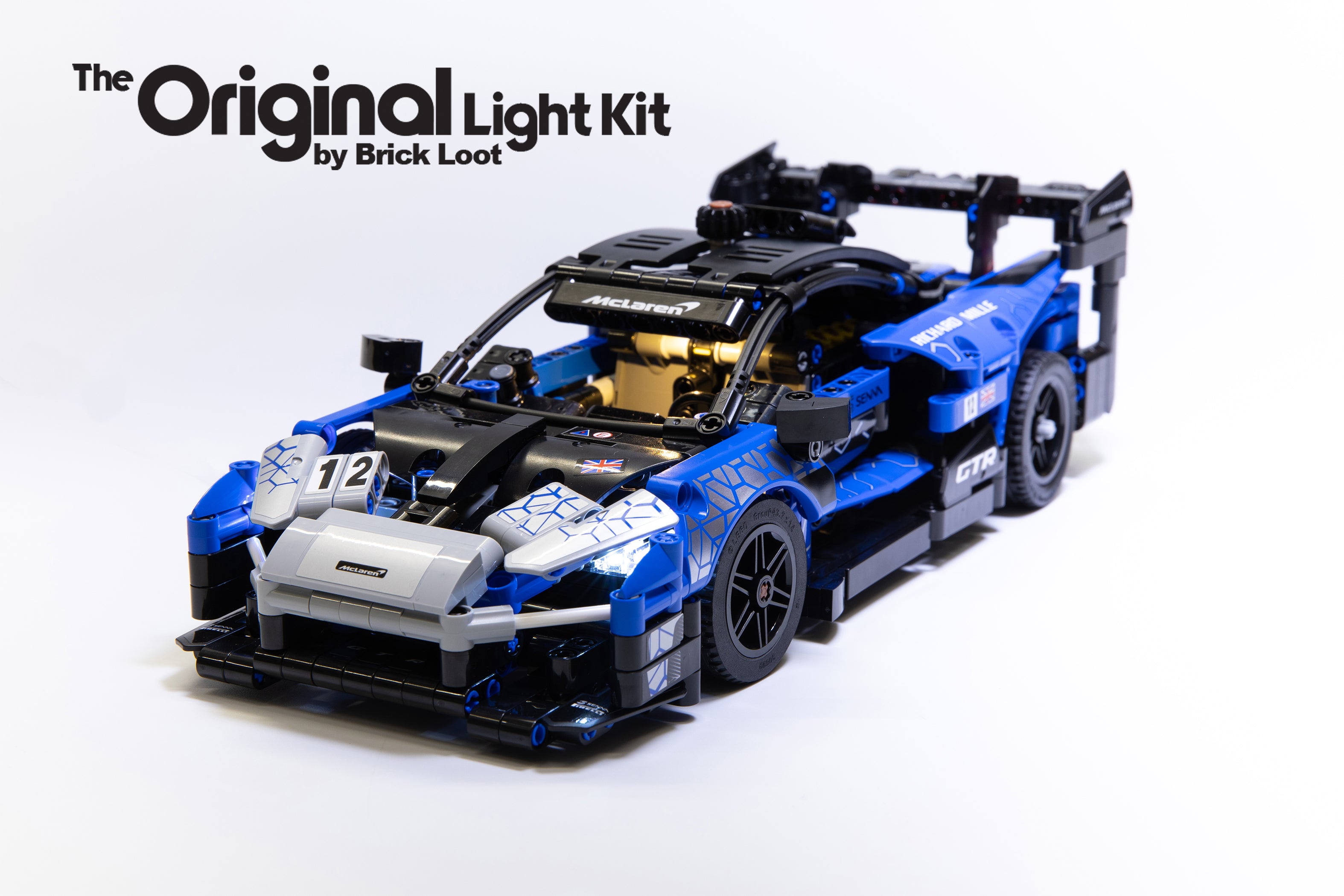 LED Lighting Kit for LEGO McLaren Senna GTR set 42123 Brick Loot