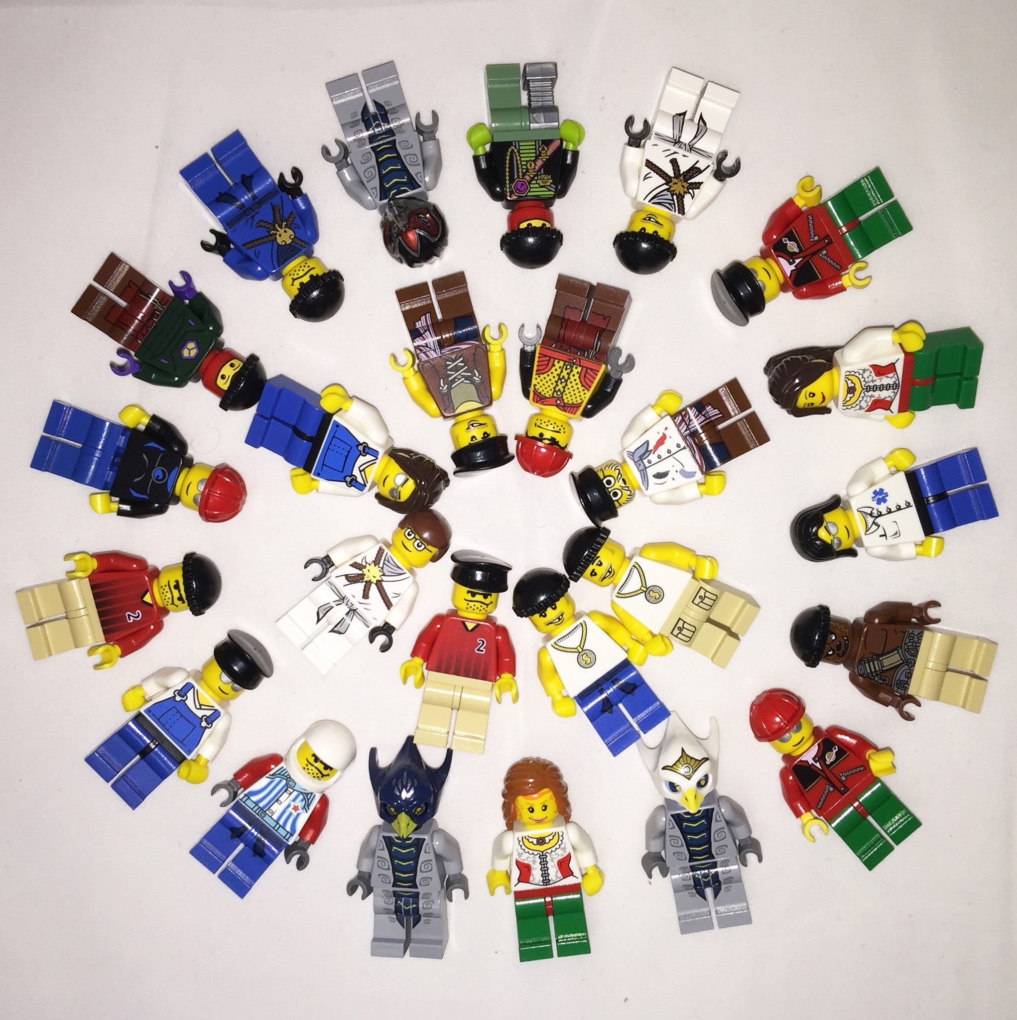 10 PACK of NEW LEGO Minifigures Random Our choice no duplicates