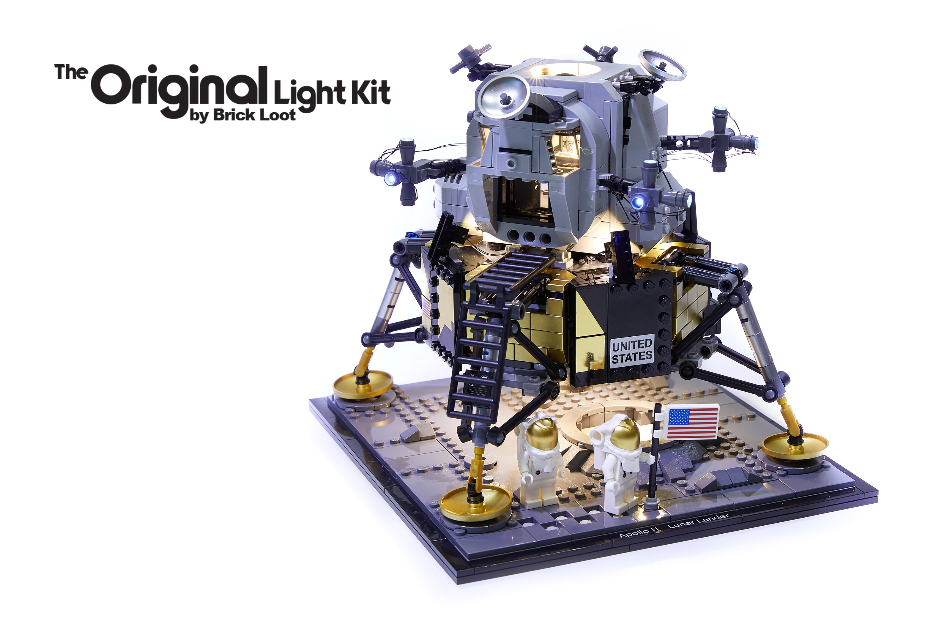 LED Lighting Kit for LEGO NASA Apollo 11 Lunar Lander 10266