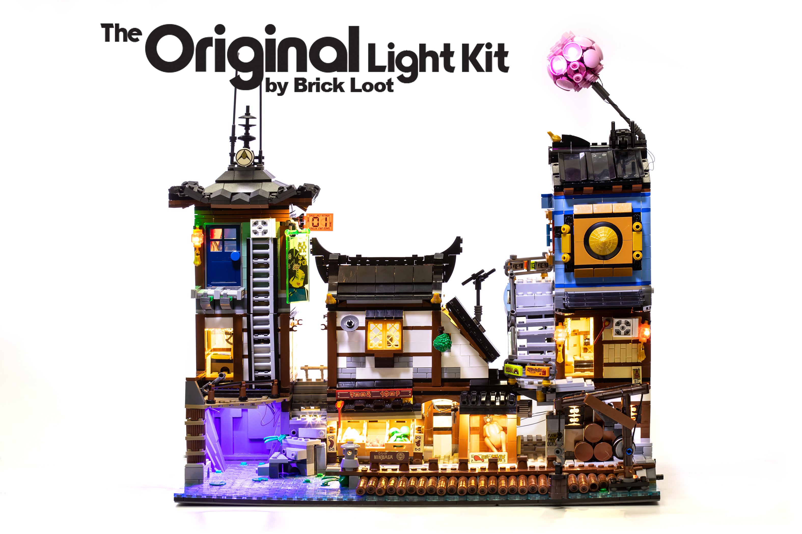 LED Lighting Kit for LEGO NINJAGO City Docks set 70657