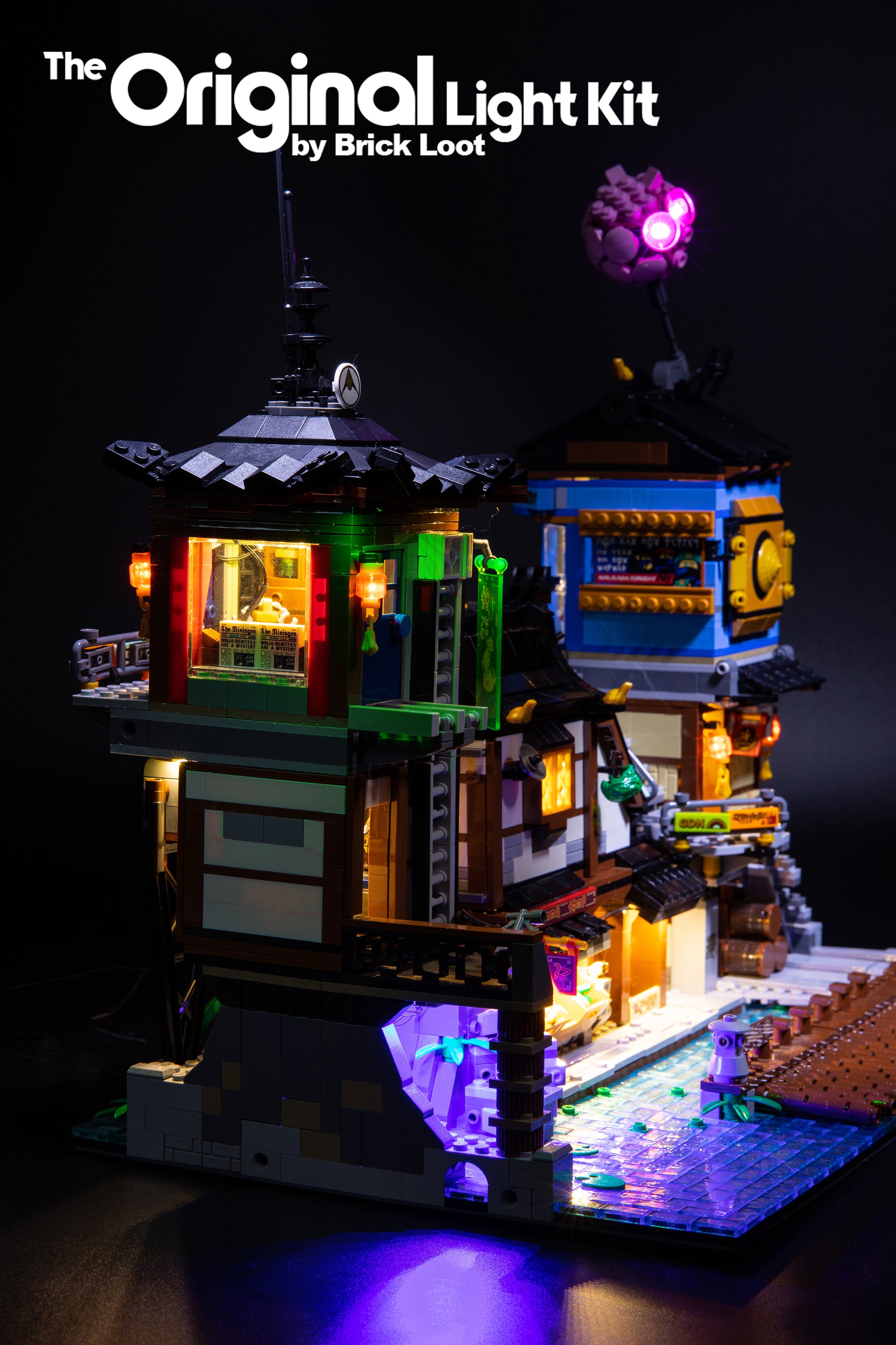 LED Lighting Kit for LEGO NINJAGO City Docks set 70657 Brick Loot