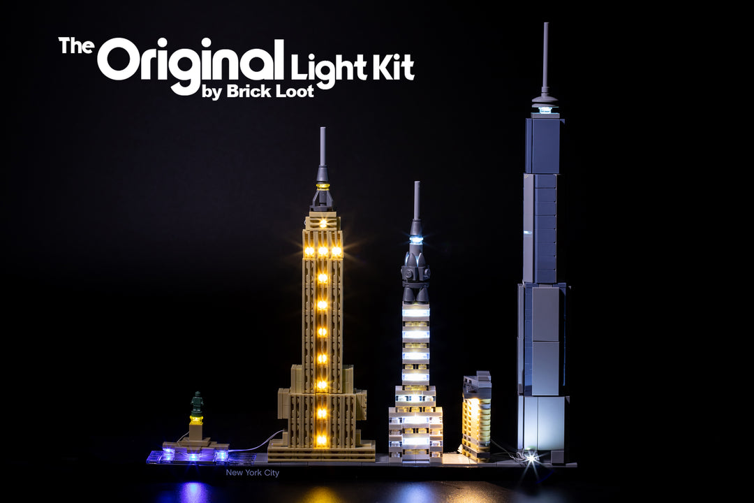 New Lighting LED – Architecture for 210 LEGO Collection Kit York Loot Skyline Brick