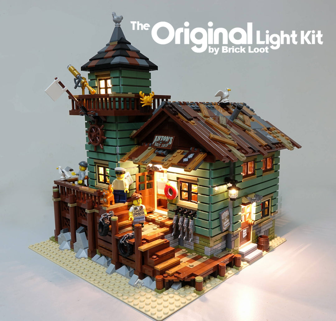 LED Lighting Kit for LEGO Ideas Old Fishing Store 21310 – Brick Loot