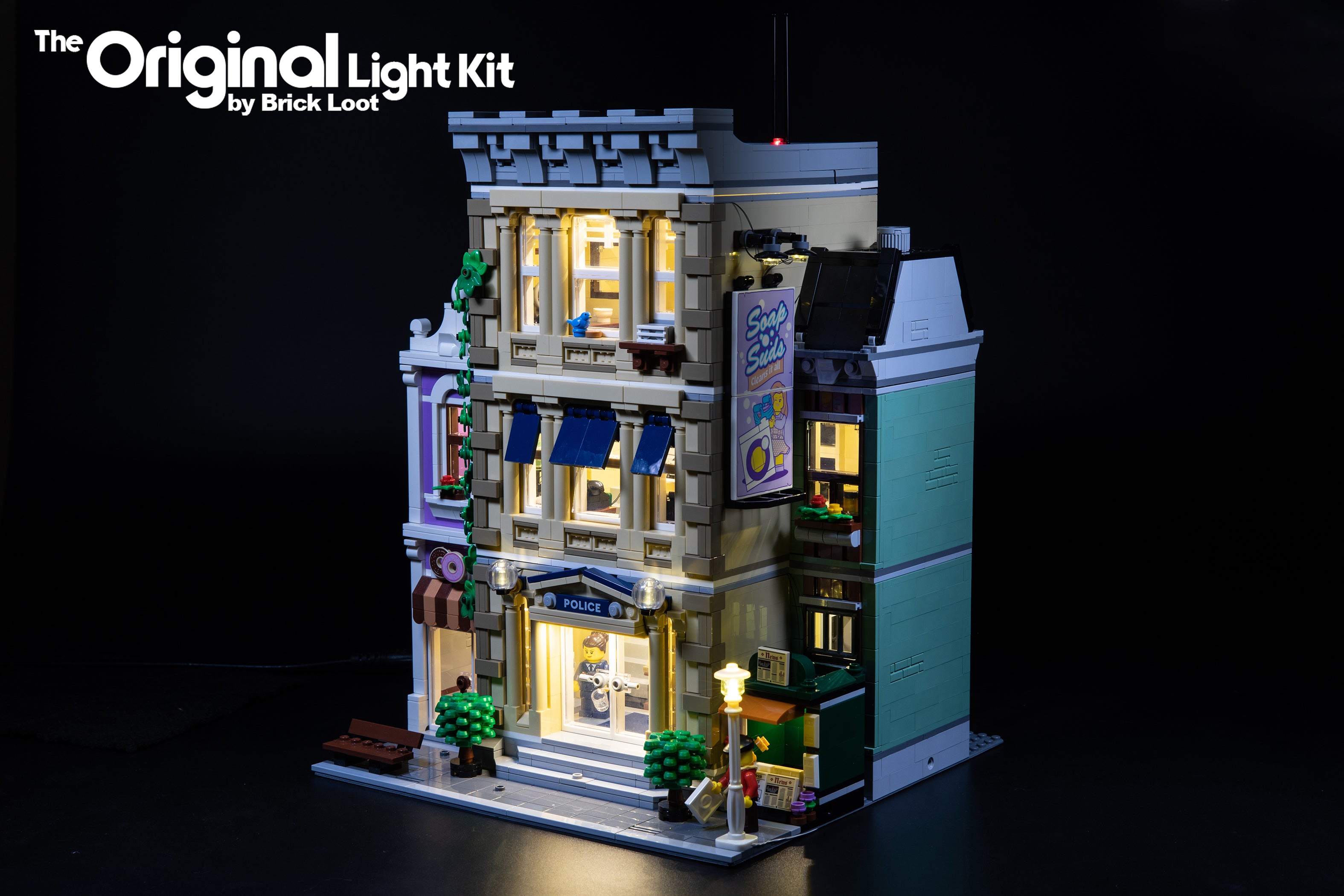 LED Lighting Kit for LEGO Creator Police Station (10278)